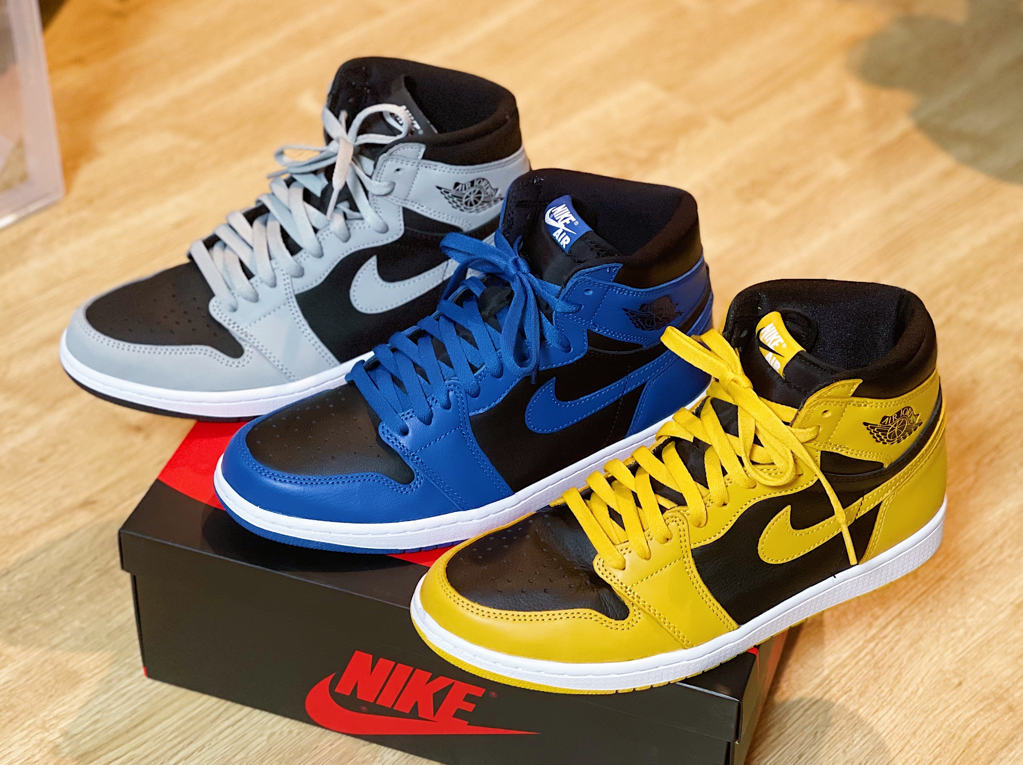 Jordan 1 Retro High OG Dark Marina Blue, Jordan 1 Retro High OG Pollen 착용 스타일