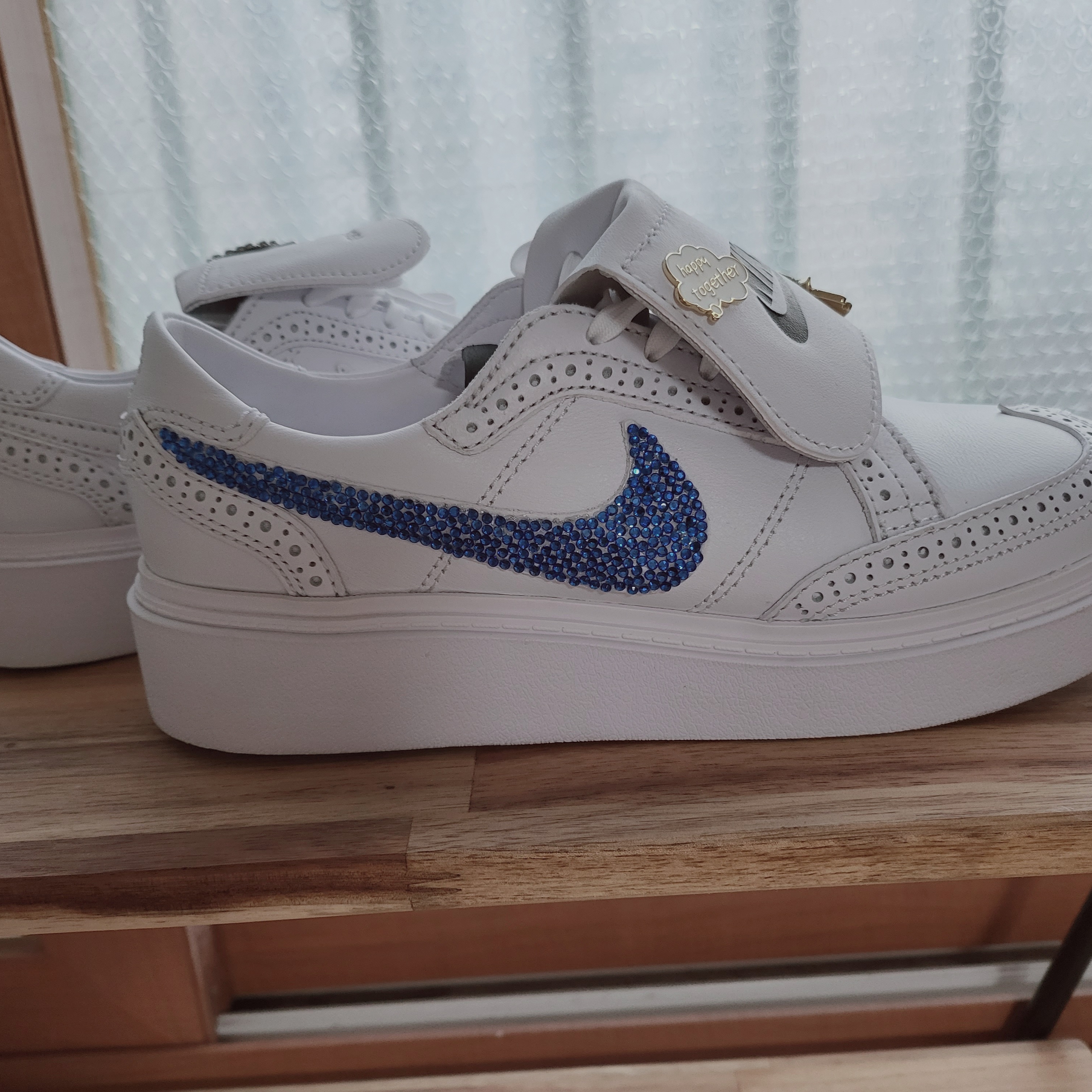 Nike x Peaceminusone Kwondo1 White 착용 스타일 - 2