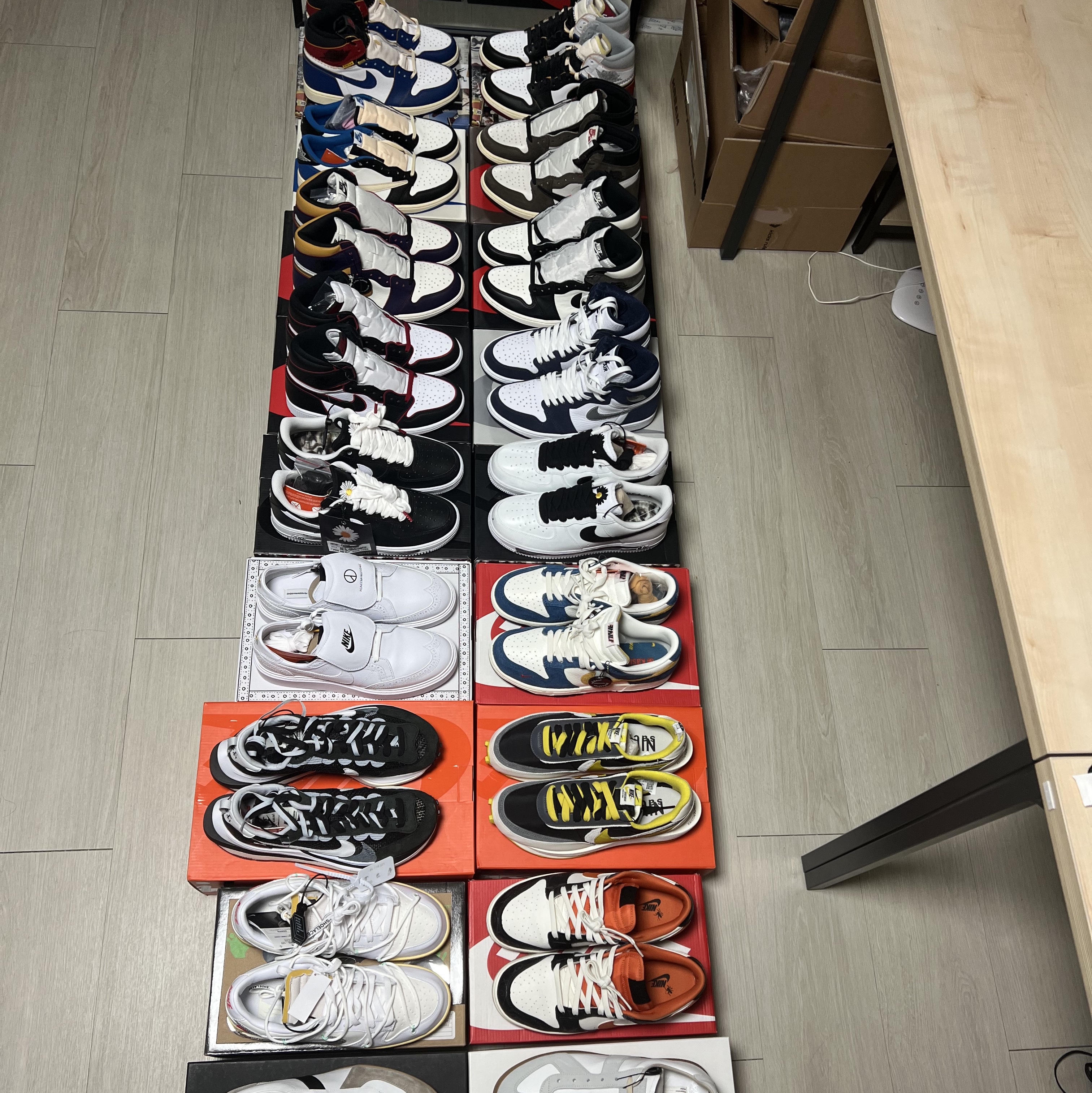 Jordan 1 x Union Retro High Black Toe, Jordan 1 x Union Retro High Blue Toe 착용 스타일