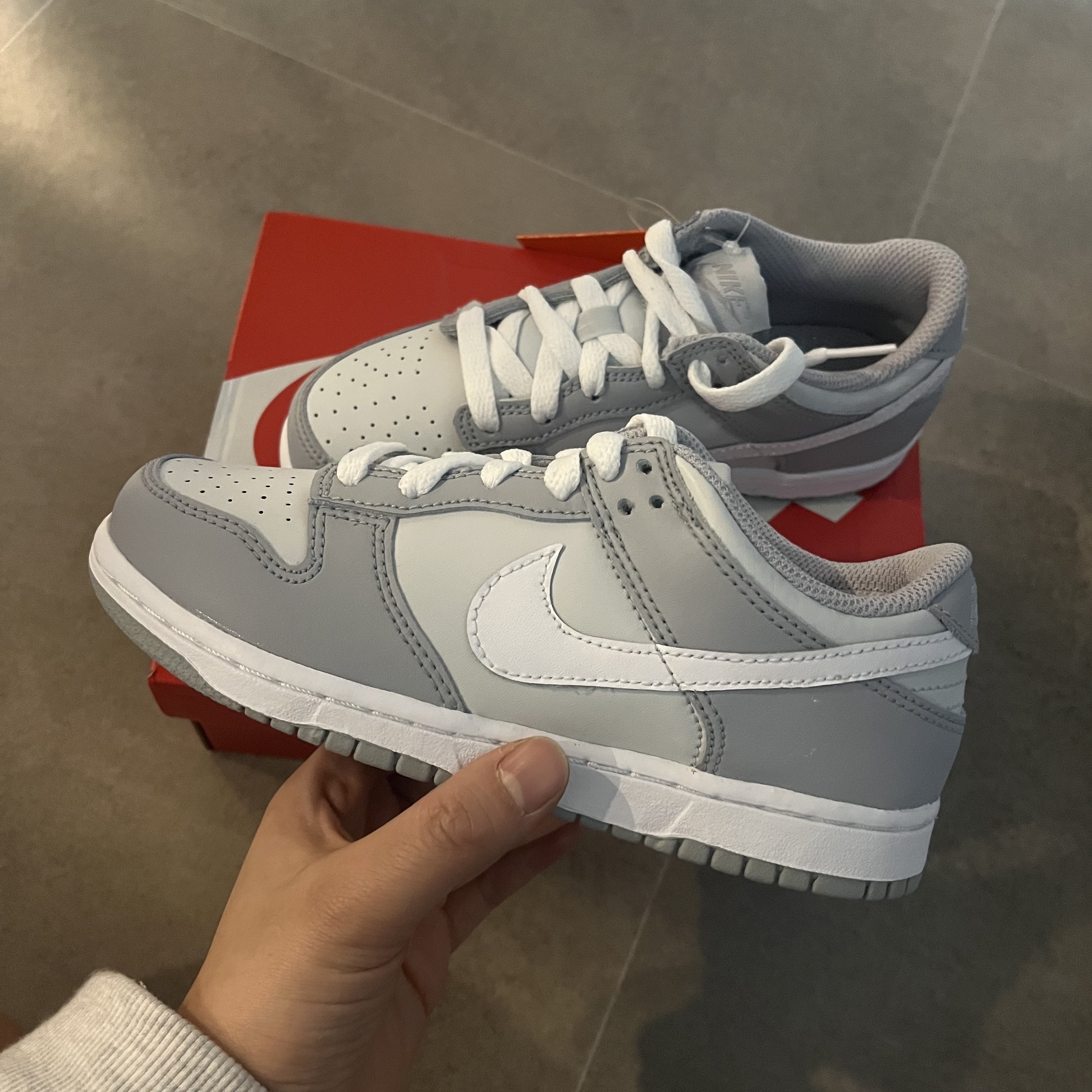 (PS) Nike Dunk Low Wolf Grey 착용 스타일