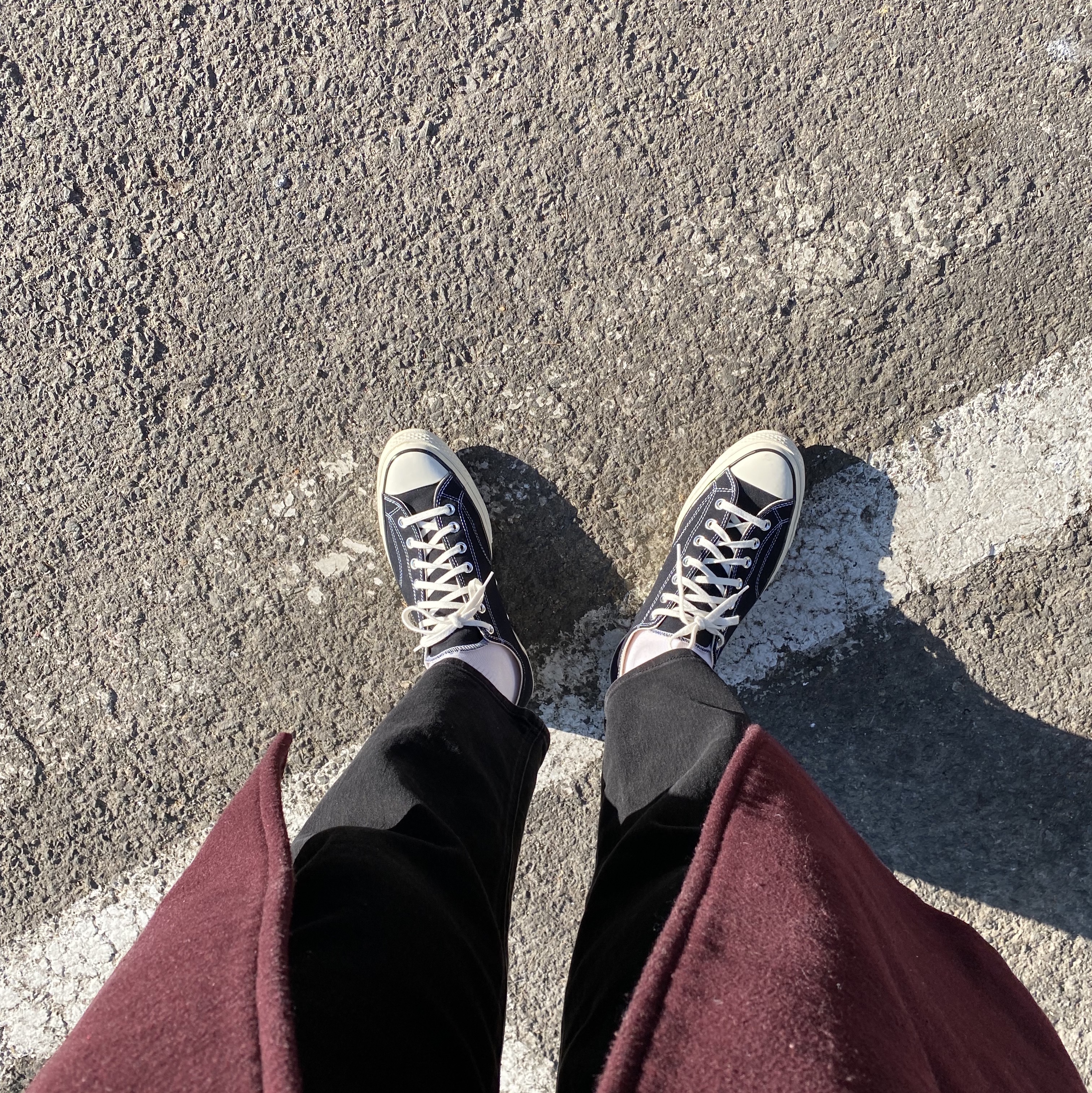 Converse Chuck 70 Ox Black - Standard 착용 스타일
