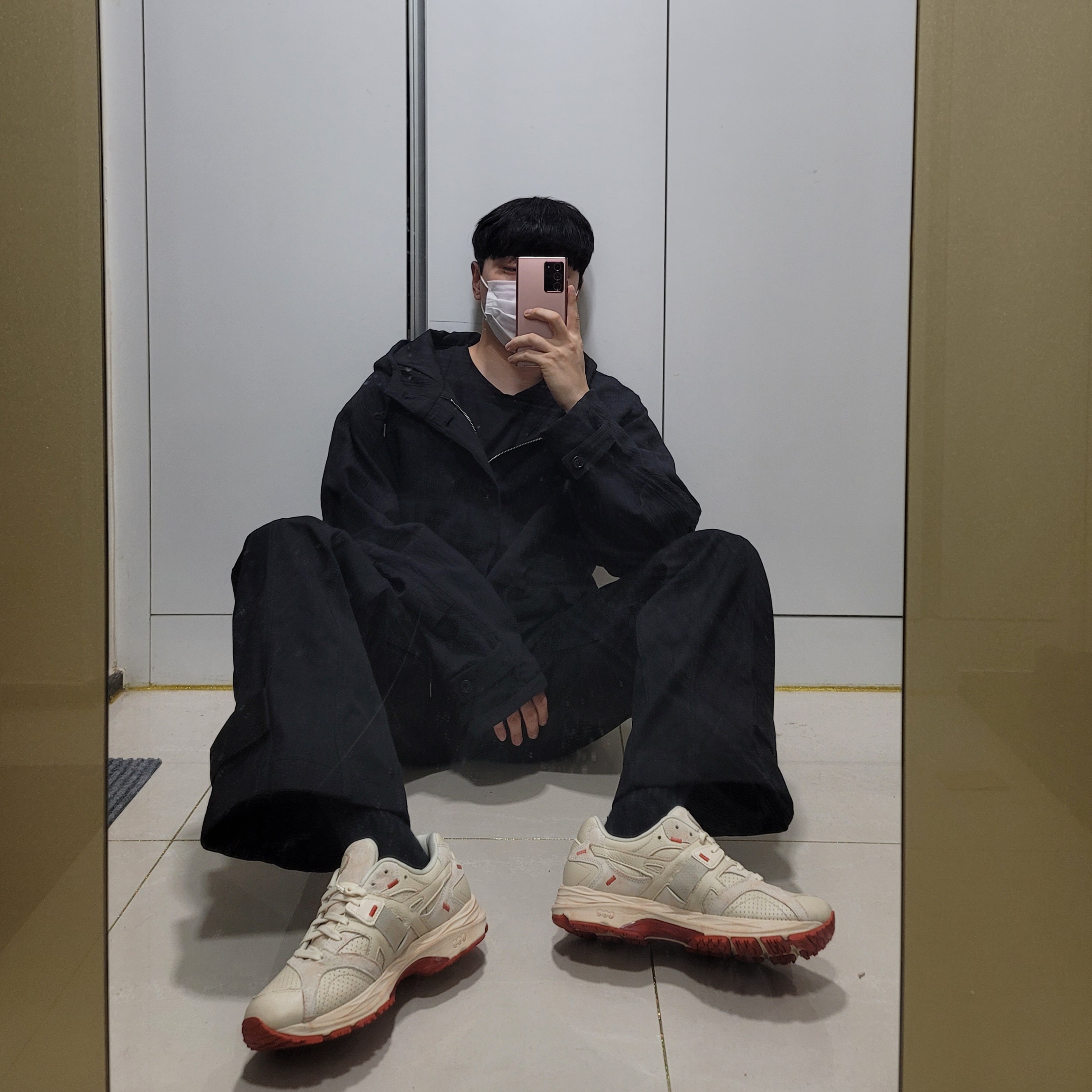 Asics x Denim Tears Gel-MC Plus Angora 착용 스타일