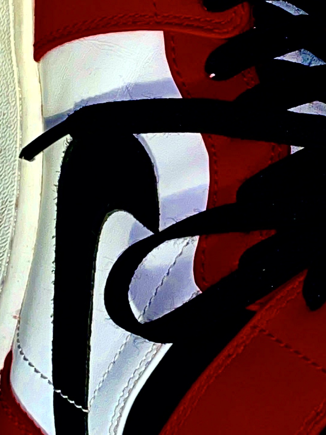 Jordan 1 Retro Chicago 2013, Peaceminusone Duct Tape #1 Black (Set of 2) 착용 스타일 - 2