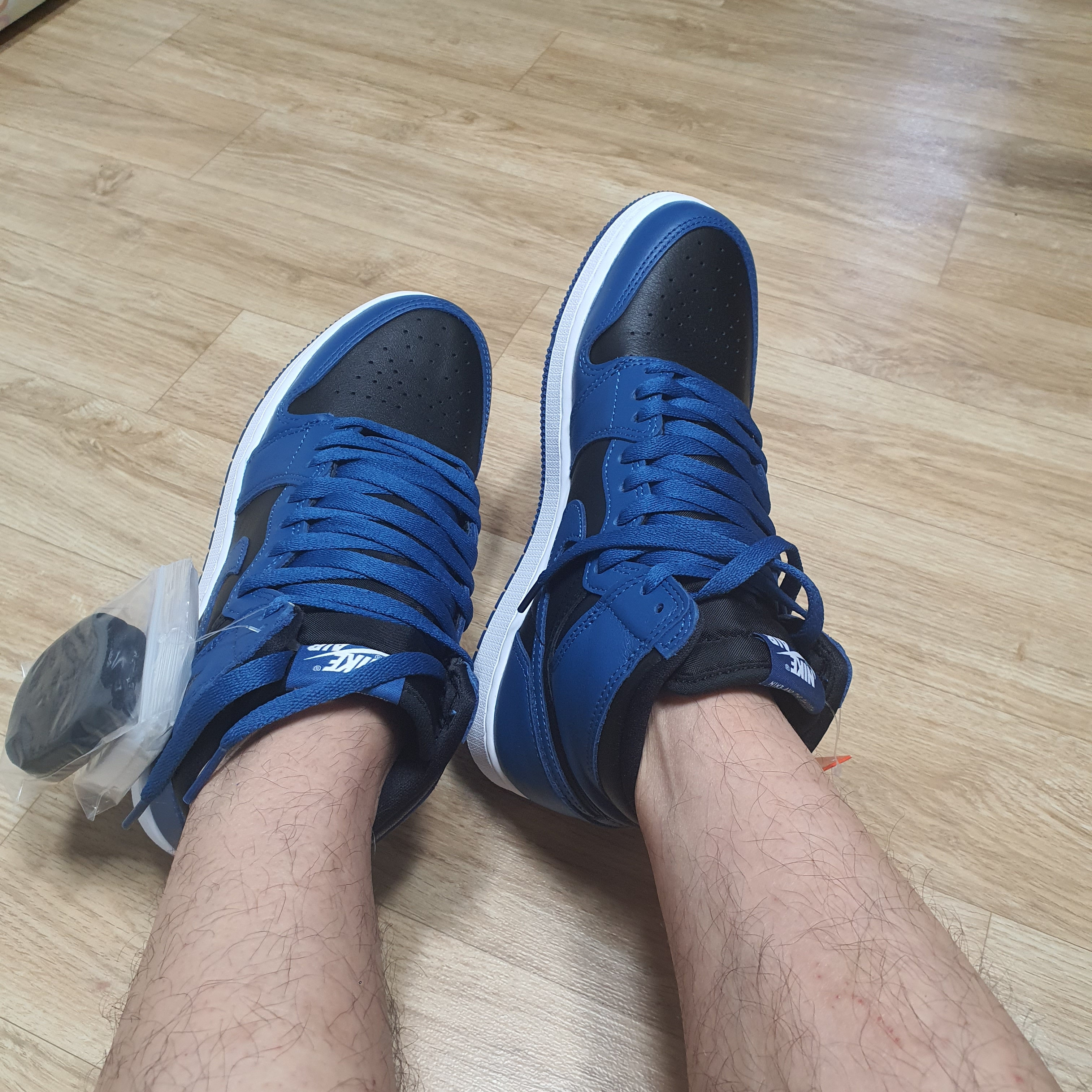(GS) Jordan 1 Retro High OG Dark Marina Blue 착용 스타일