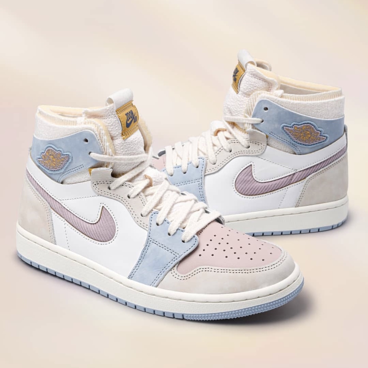 (W) Jordan 1 Zoom Air CMFT Pink Oxford Plum Fog 착용 스타일