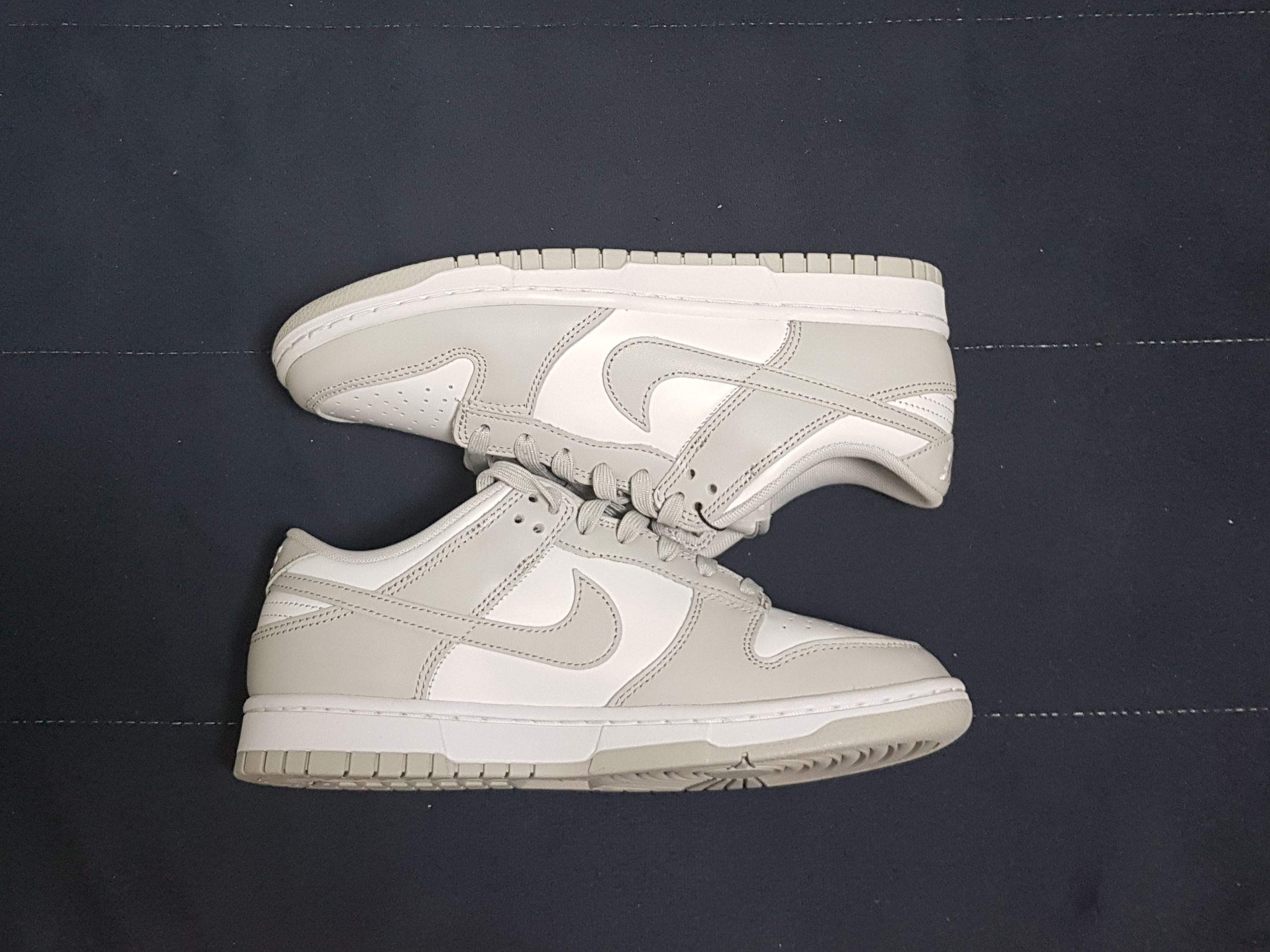Nike Dunk Low Retro Grey Fog 착용 스타일 - 5