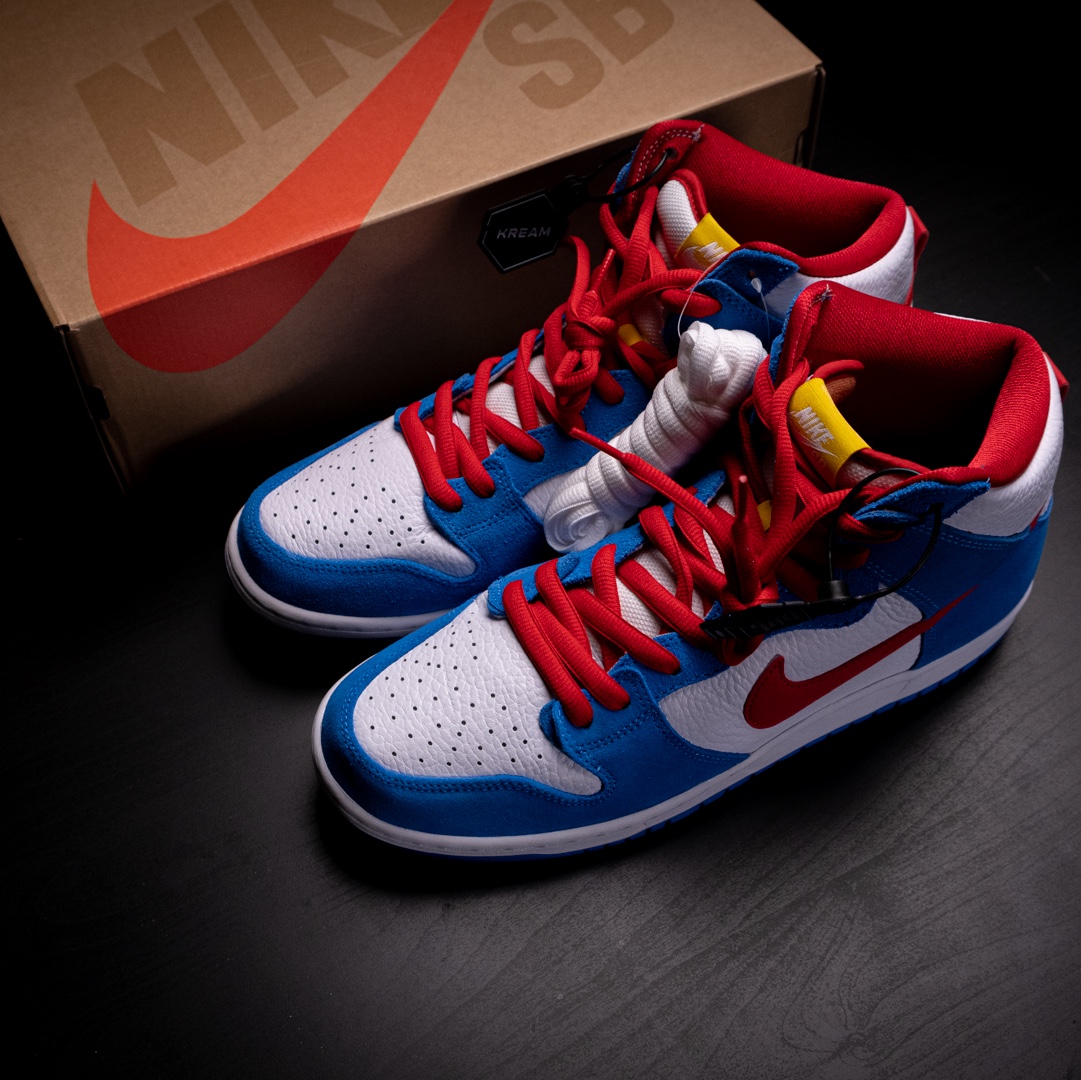 Nike SB Dunk High Pro Doraemon 착용 스타일 - 2