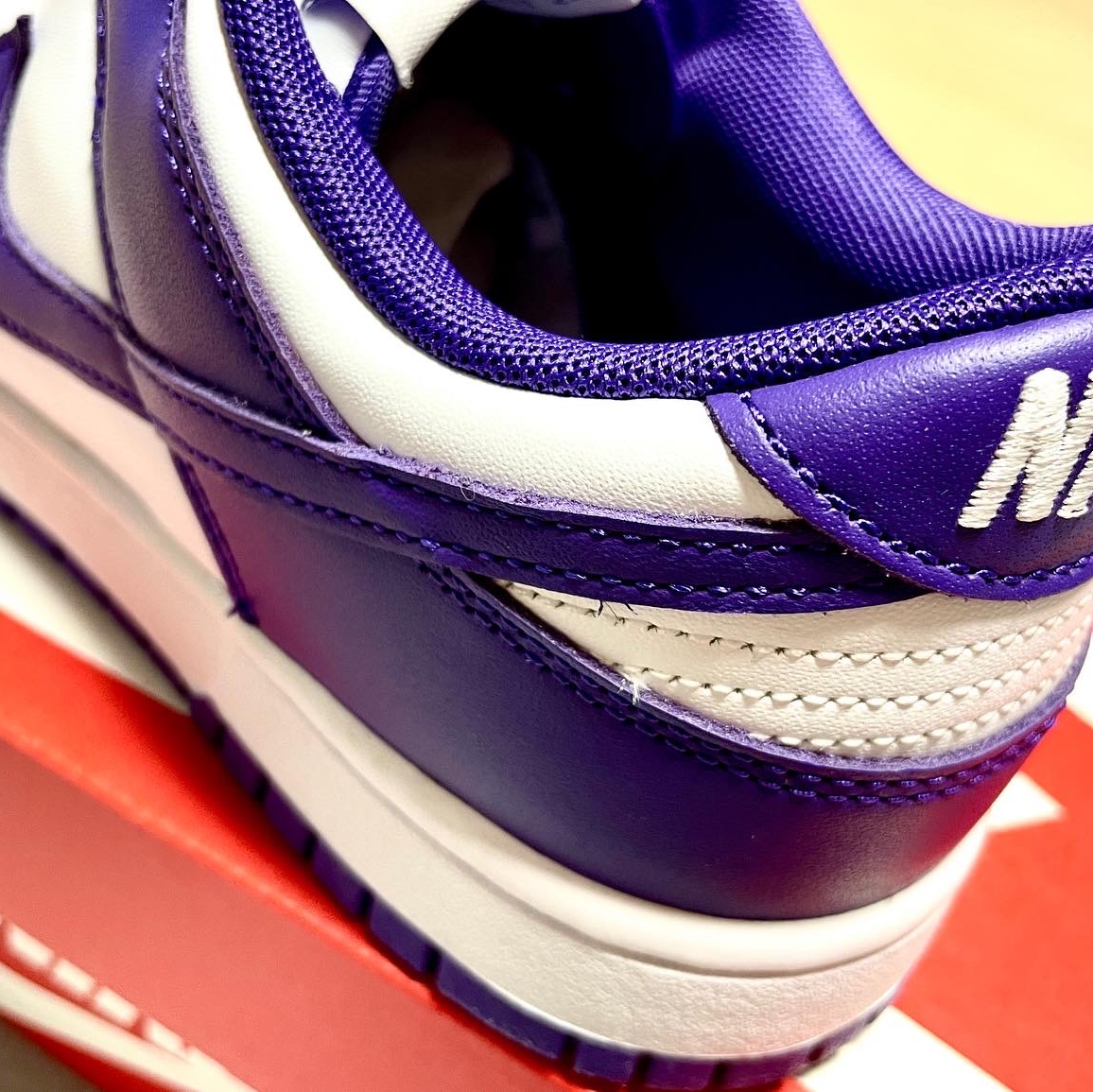 Nike Dunk Low Retro Championship Court Purple 착용 스타일 - 3