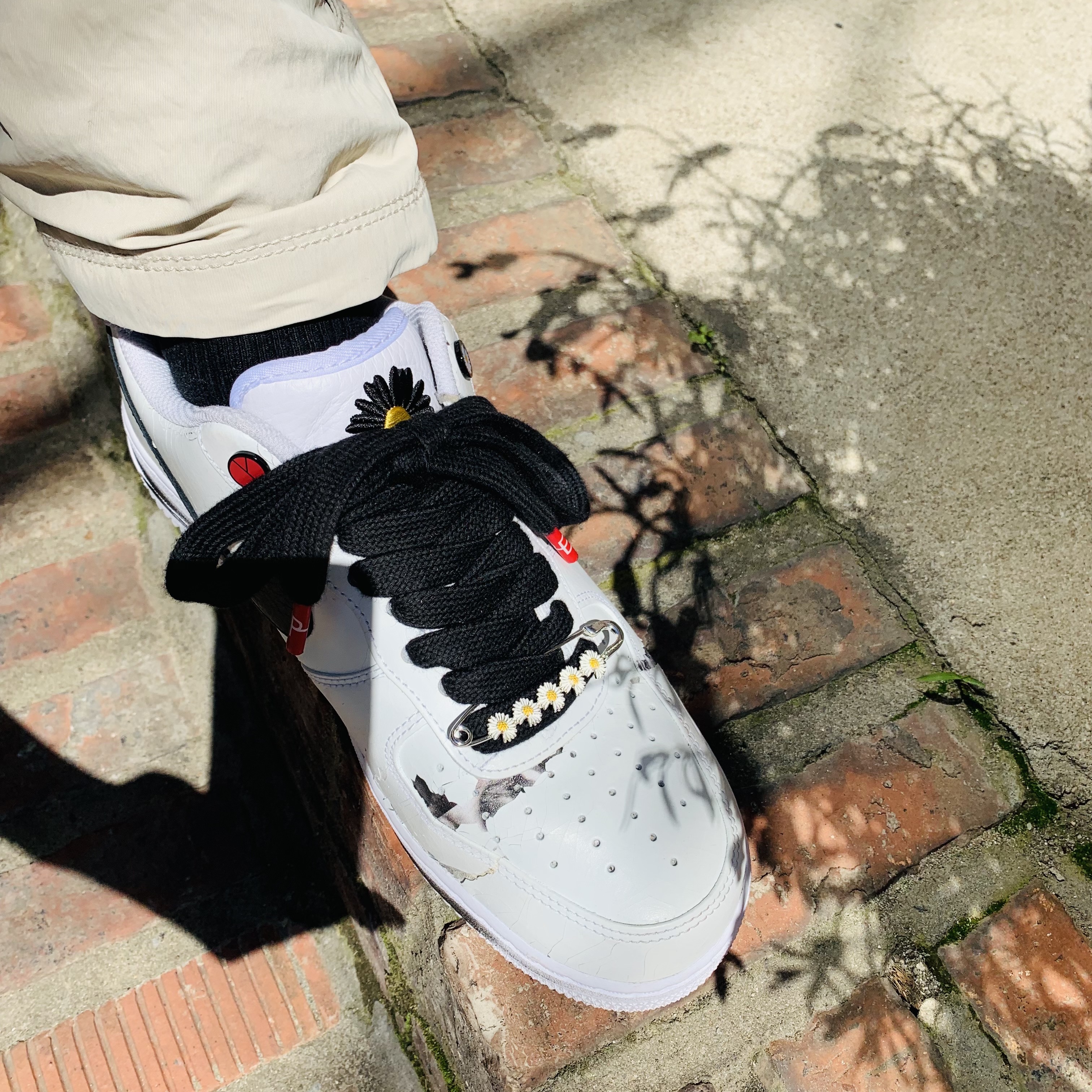 Nike x Peaceminusone Air Force 1 Low Para-Noise 2.0 착용 스타일 - 1