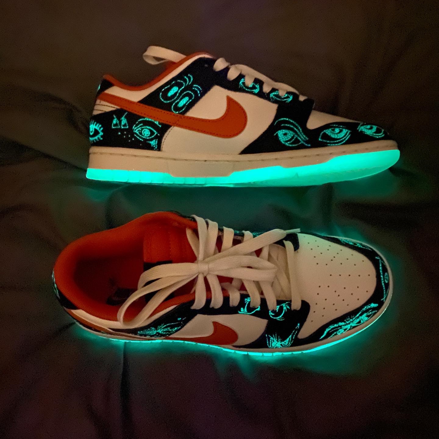 Nike Dunk Low Retro PRM Halloween 착용 스타일 - 2