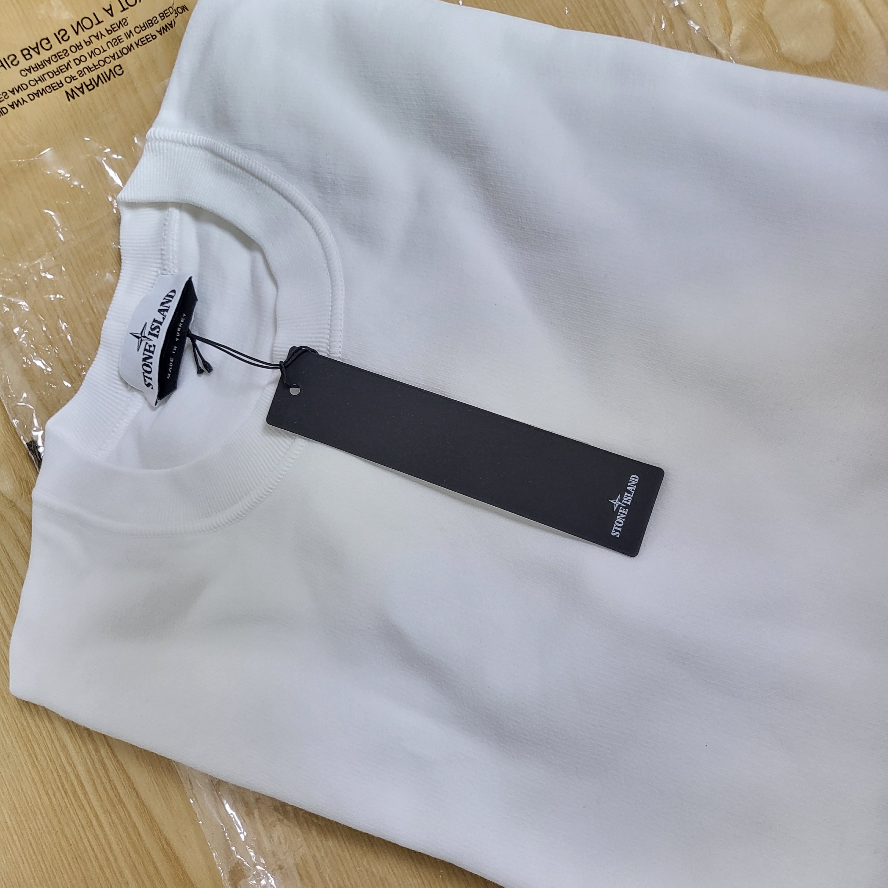 Stone Island 63020 Crewneck Sweatshirt White - 21FW 착용 스타일 - 1