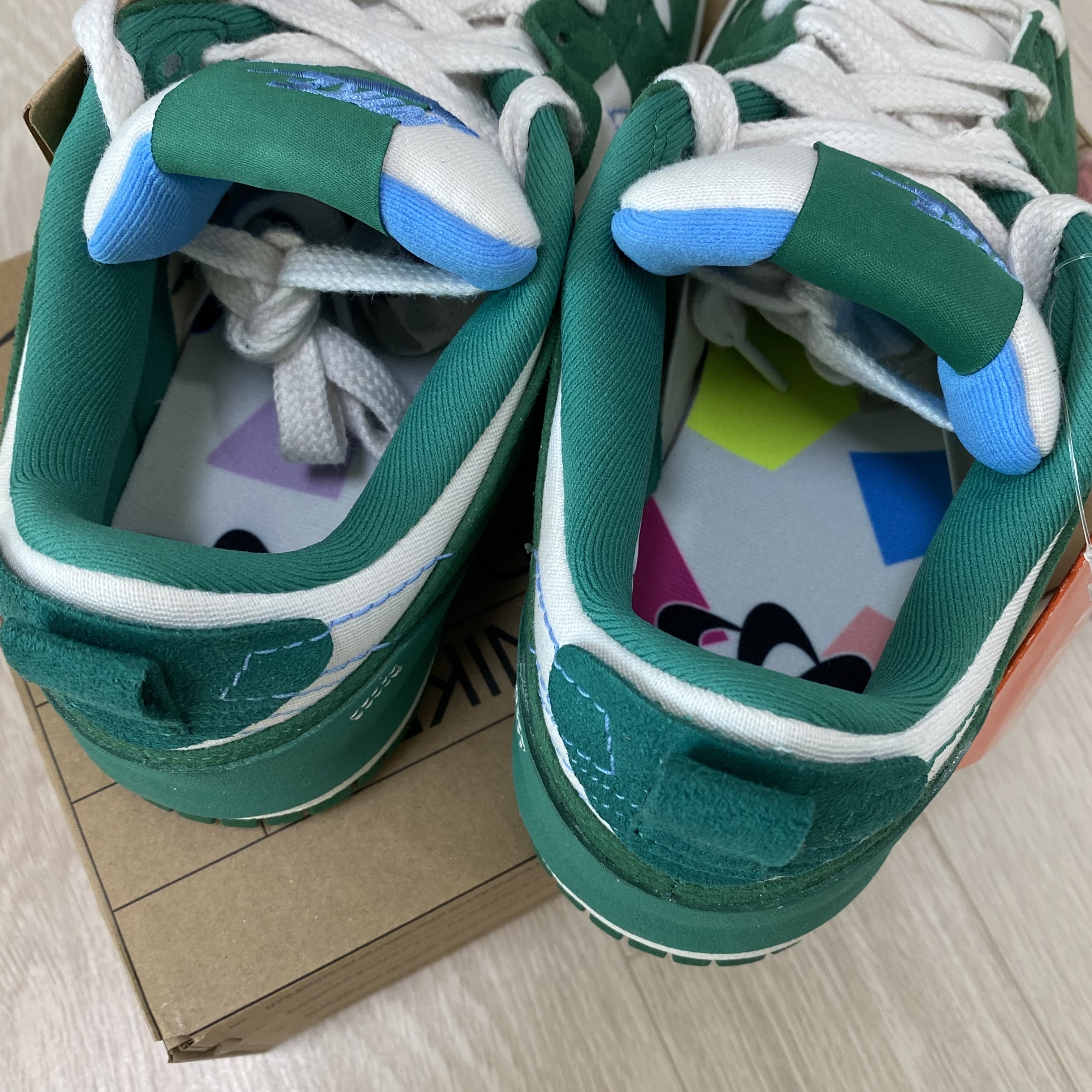 (W) Nike Dunk Low Disrupt 2 Phantom University Blue 착용 스타일 - 5