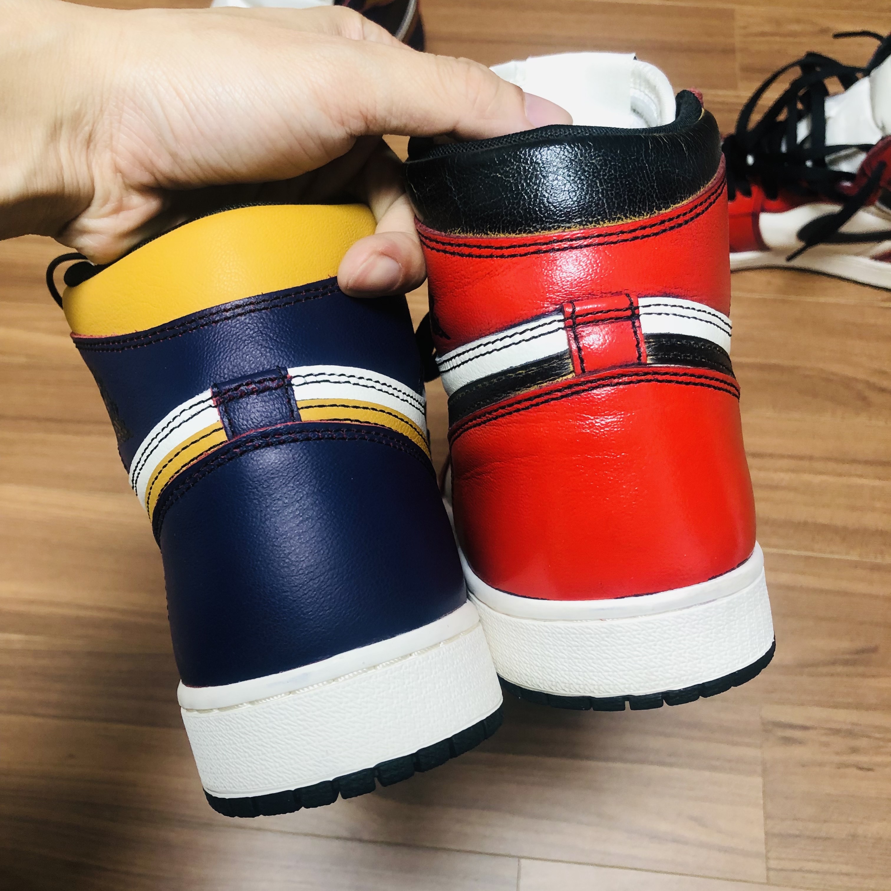 Jordan 1 Retro High OG Defiant SB LA to Chicago 착용 스타일 - 3