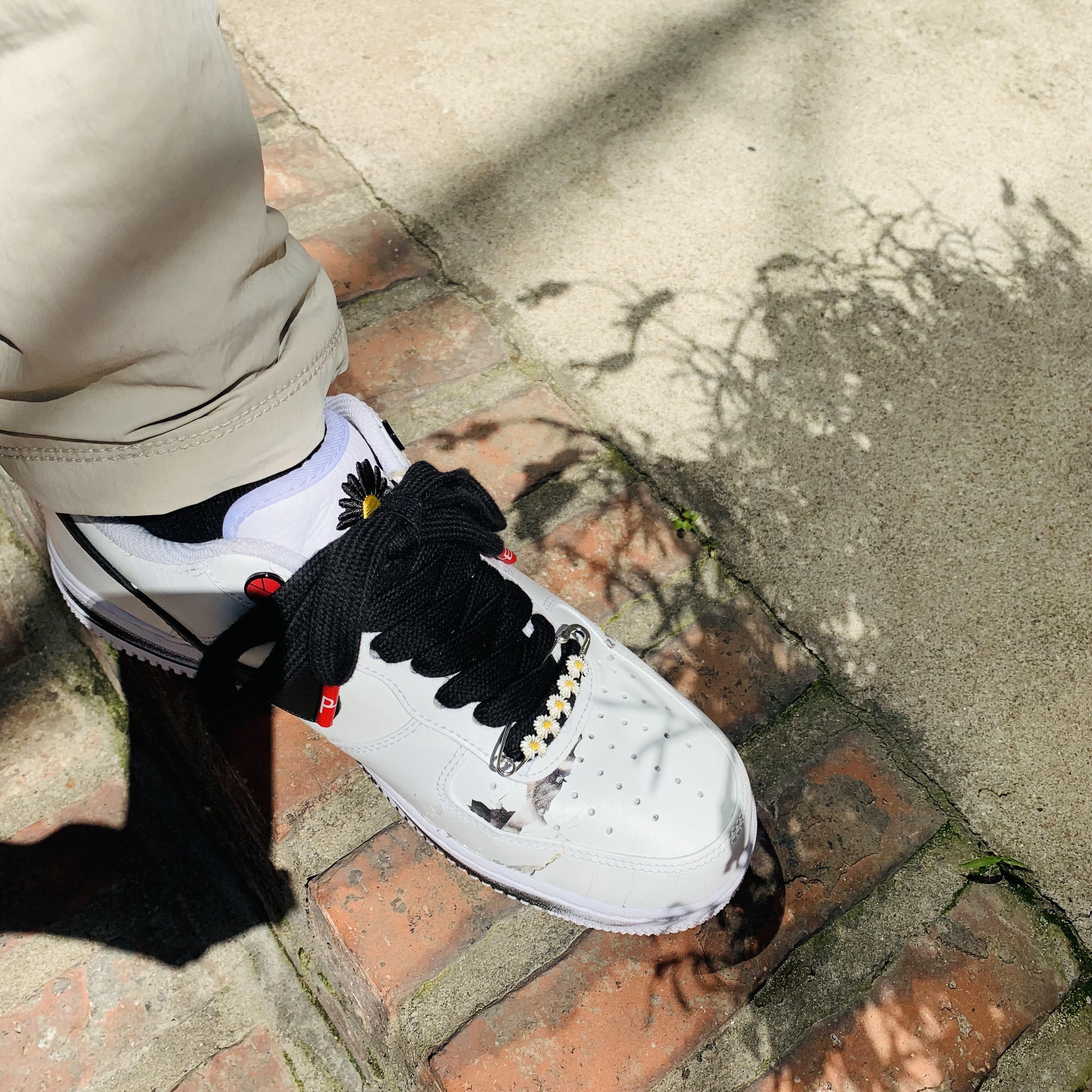 Nike x Peaceminusone Air Force 1 Low Para-Noise 2.0 착용 스타일 - 3