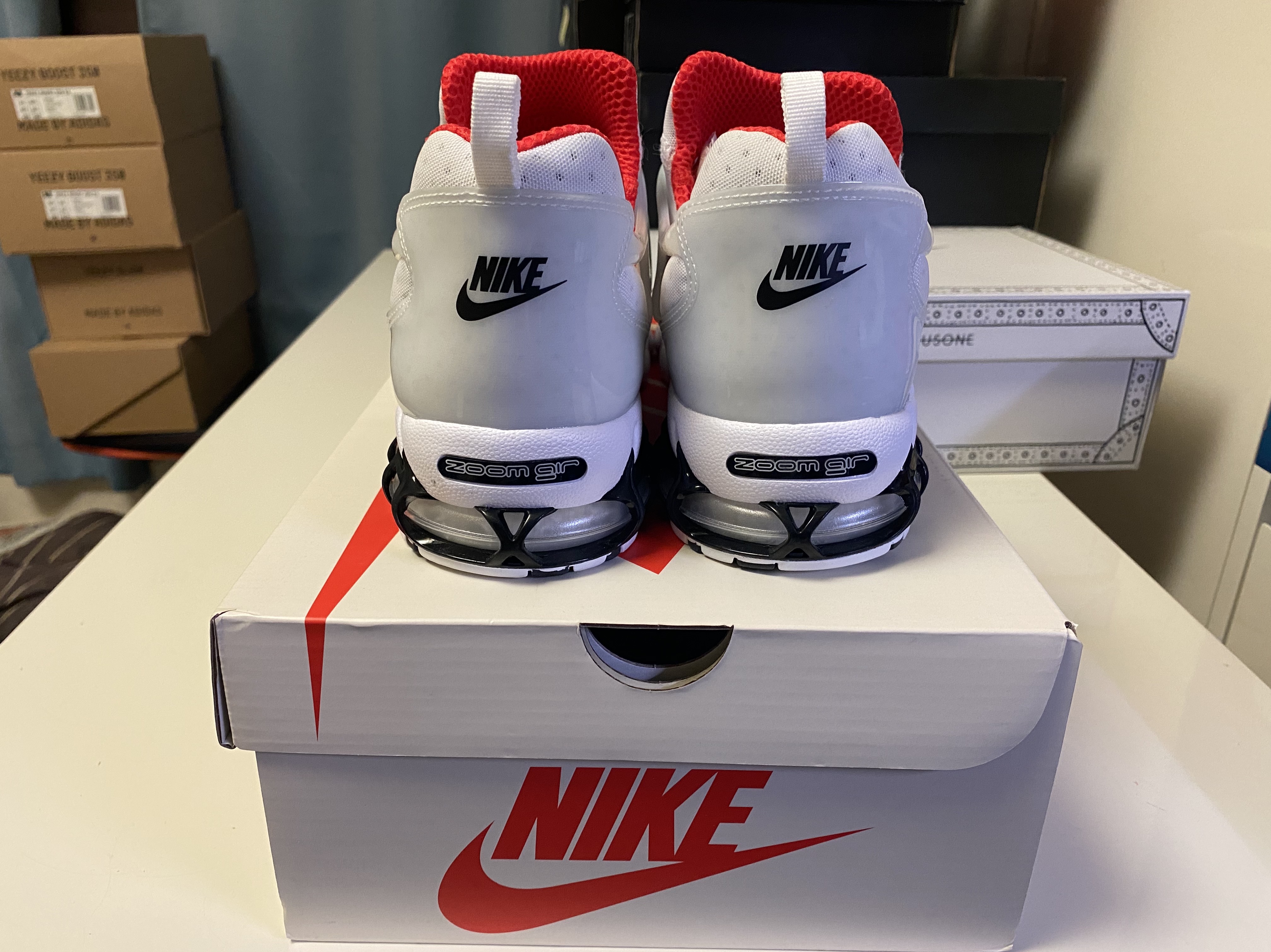 Nike x Stussy Air Zoom Spiridon Kukini White 착용 스타일 - 2