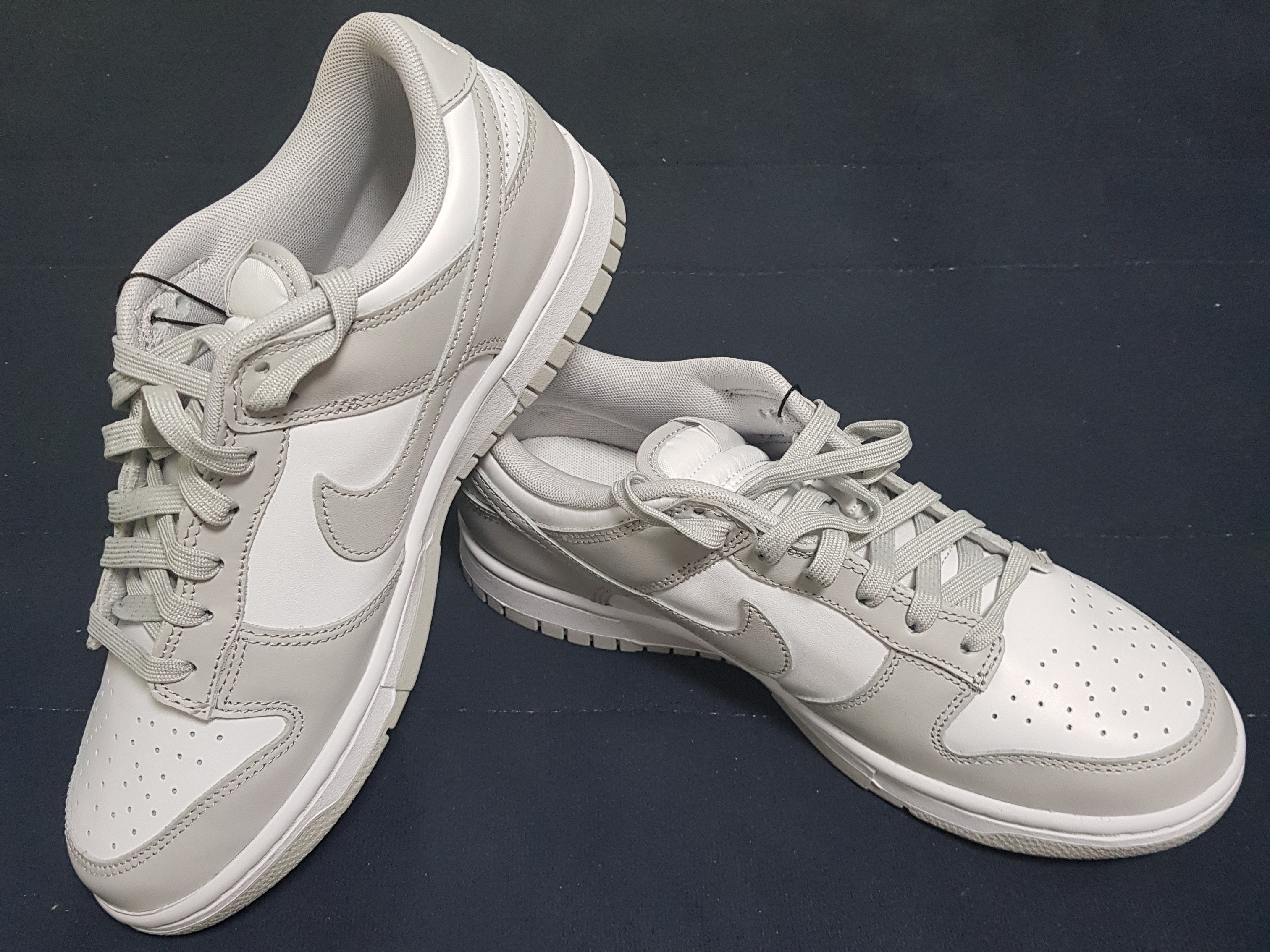 Nike Dunk Low Retro Grey Fog 착용 스타일 - 1