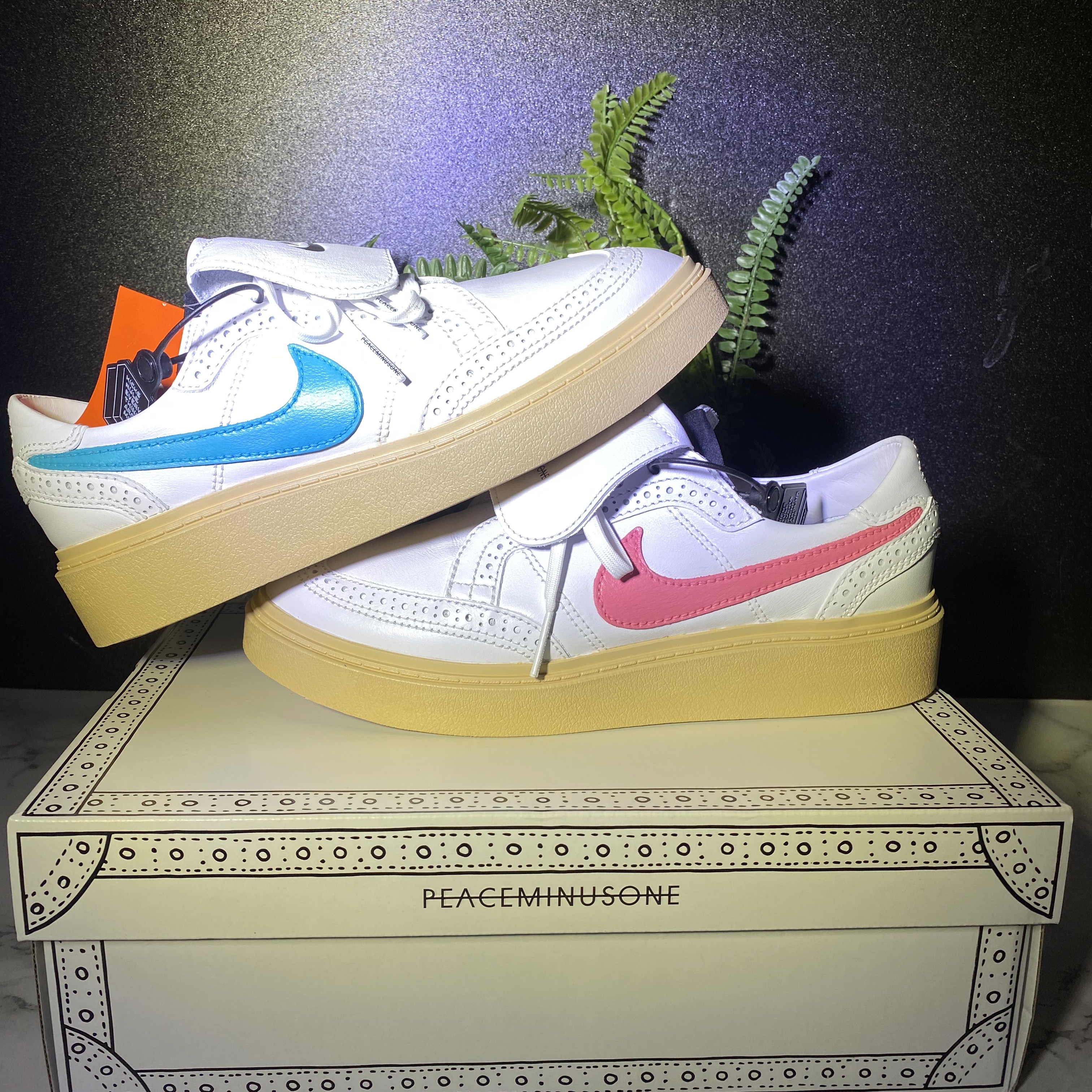 Nike x Peaceminusone Kwondo1 White 착용 스타일 - 1