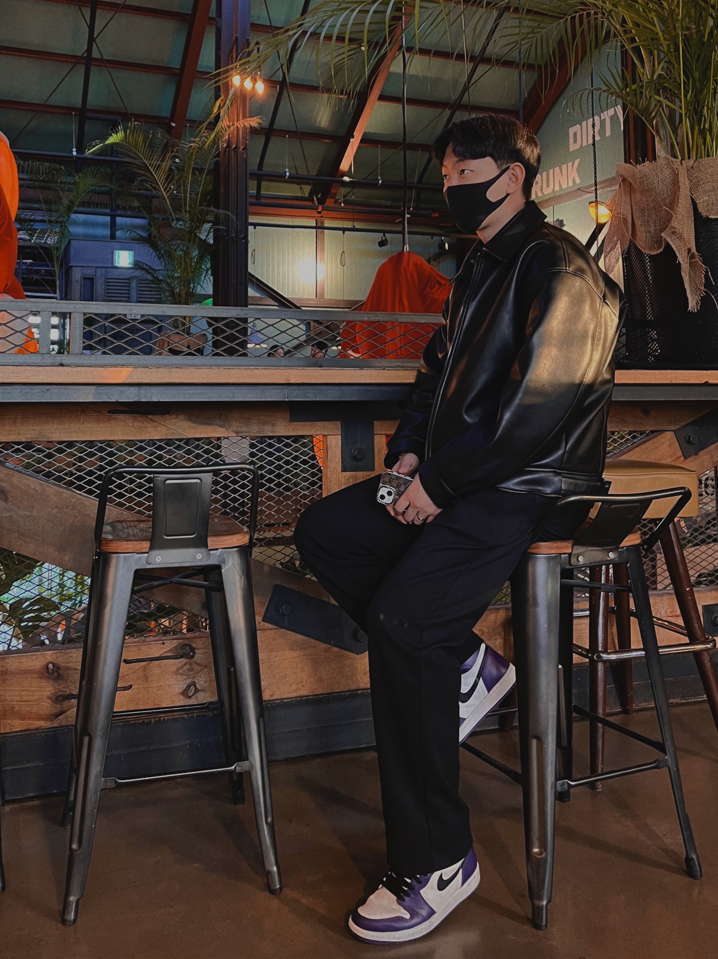 Jordan 1 Retro High OG Court Purple 2020, (GS) Jordan 1 Retro High OG Court Purple 2020 착용 스타일