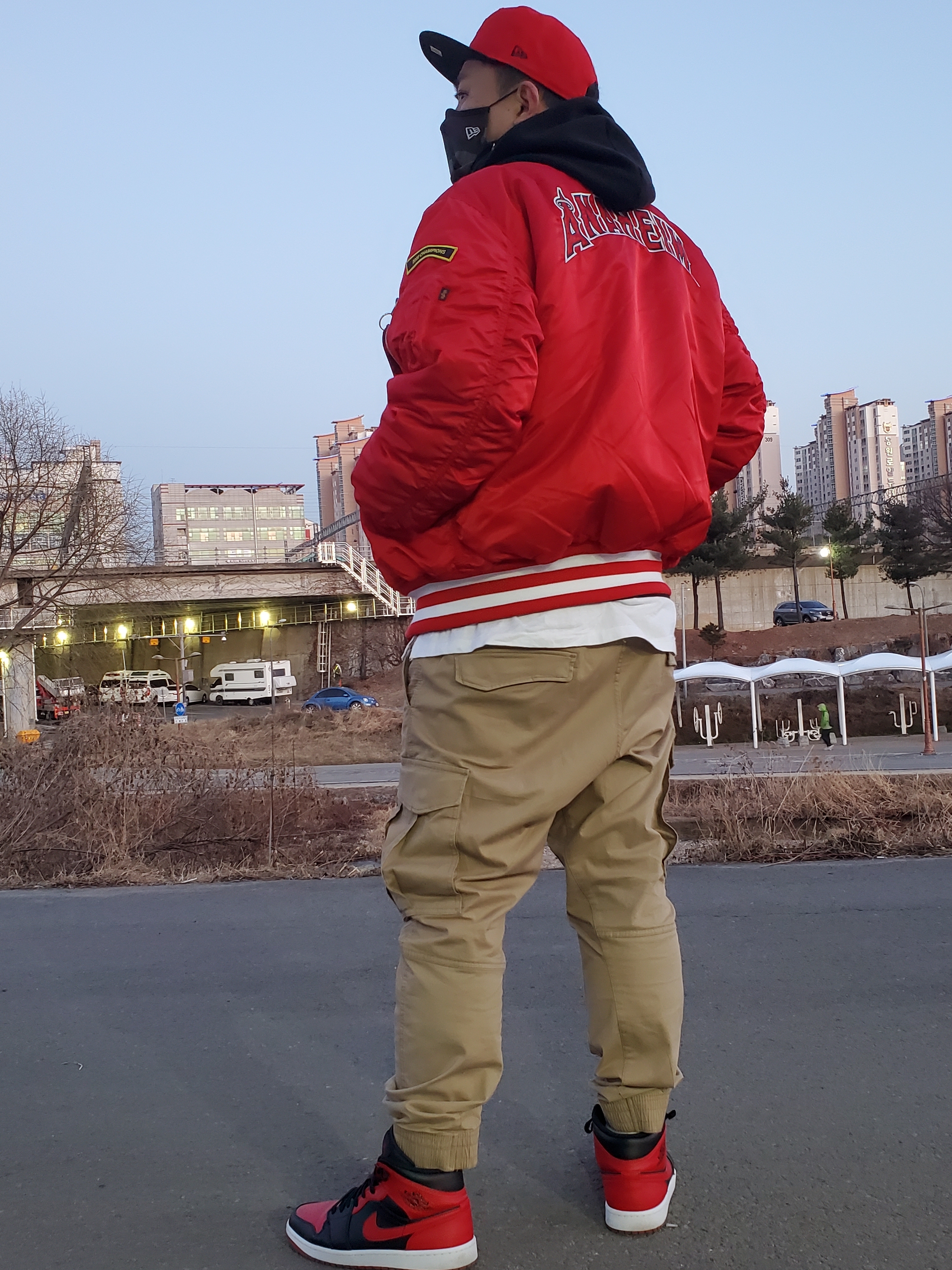 Jordan 1 Mid Bred Banned 2020 착용 스타일
