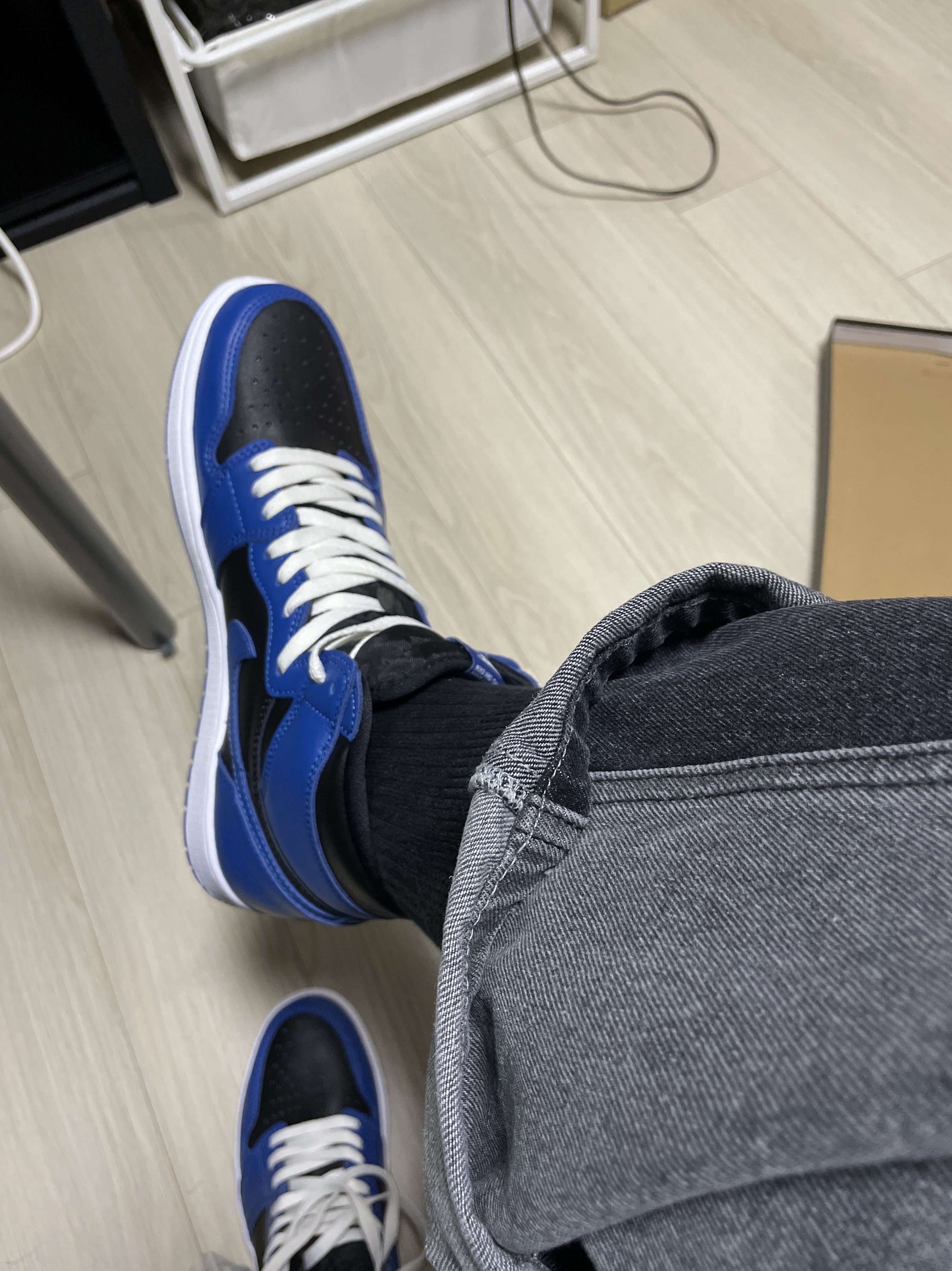 Jordan 1 Retro High OG Dark Marina Blue 착용 스타일