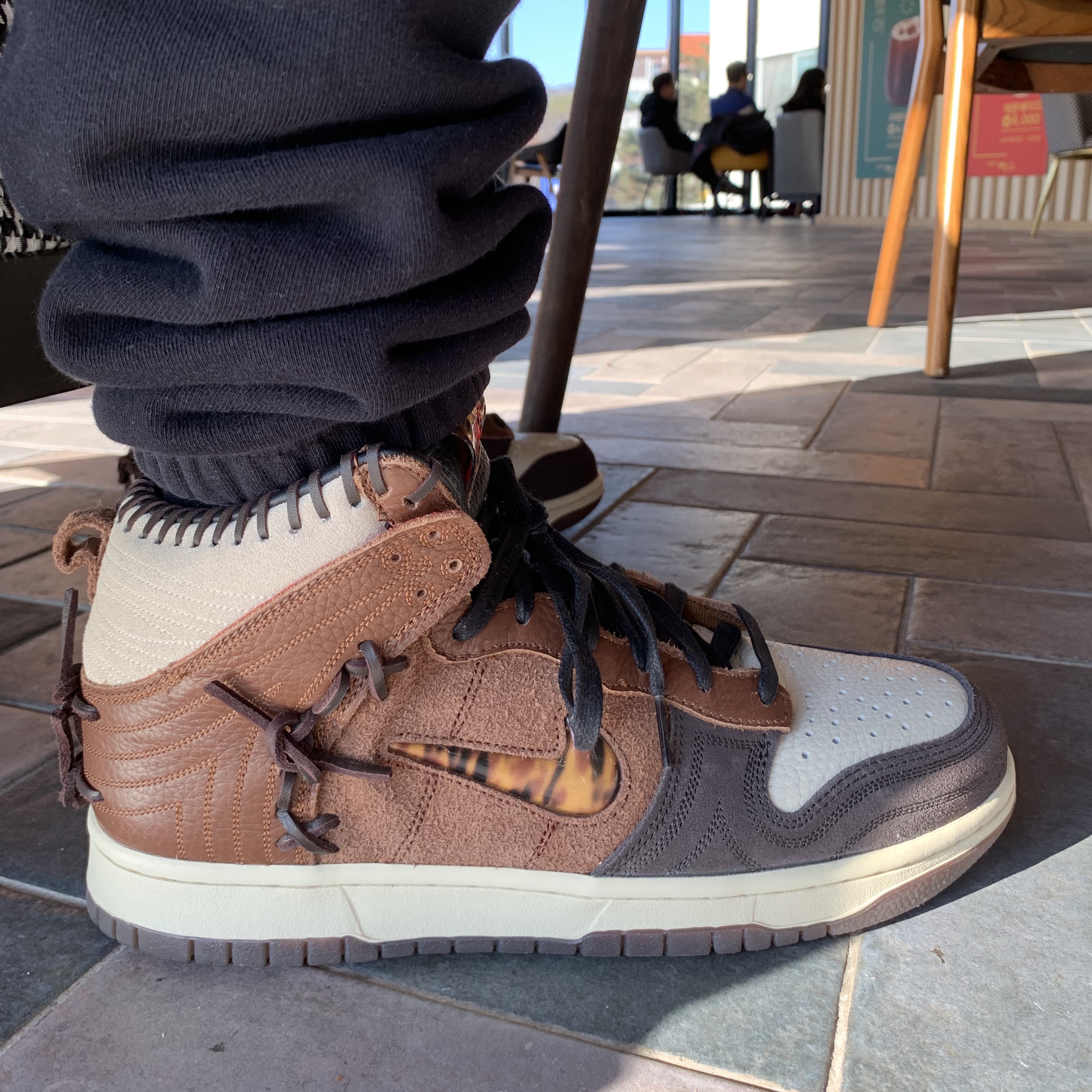 Nike x Bodega Dunk High Legend 착용 스타일 - 2