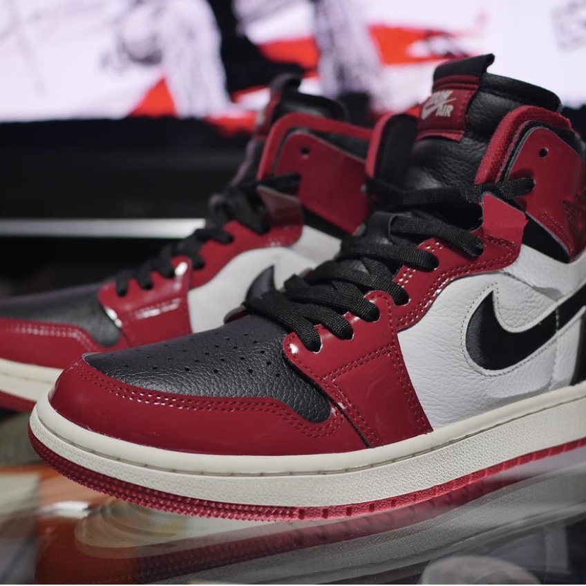 (W) Jordan 1 Zoom Air CMFT Gym Red Black 착용 스타일