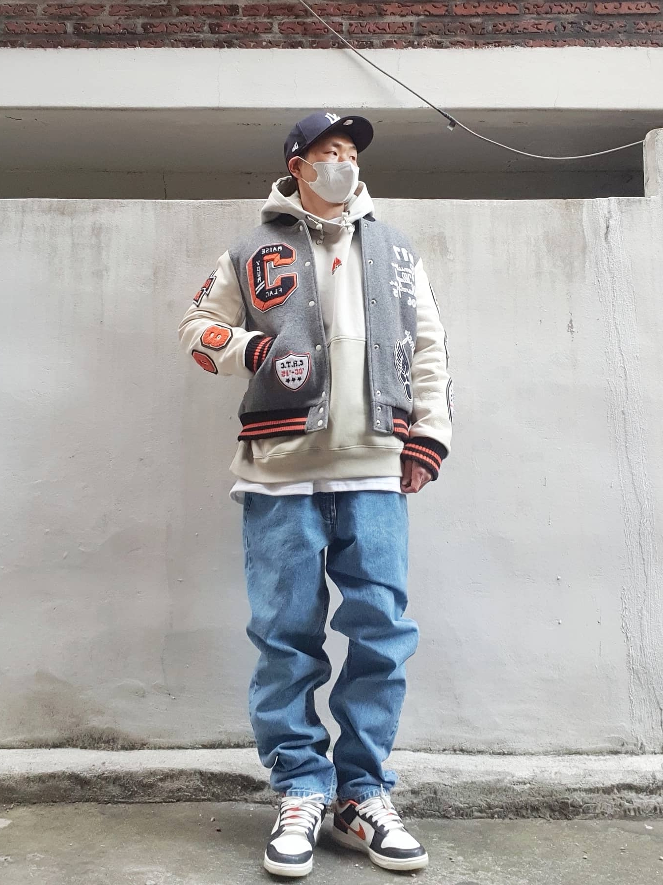Nike Dunk Low Retro PRM Halloween, Nike ACG Therma-Fit Pullover Fleece Hoodie Light Bone - Asia 착용 스타일