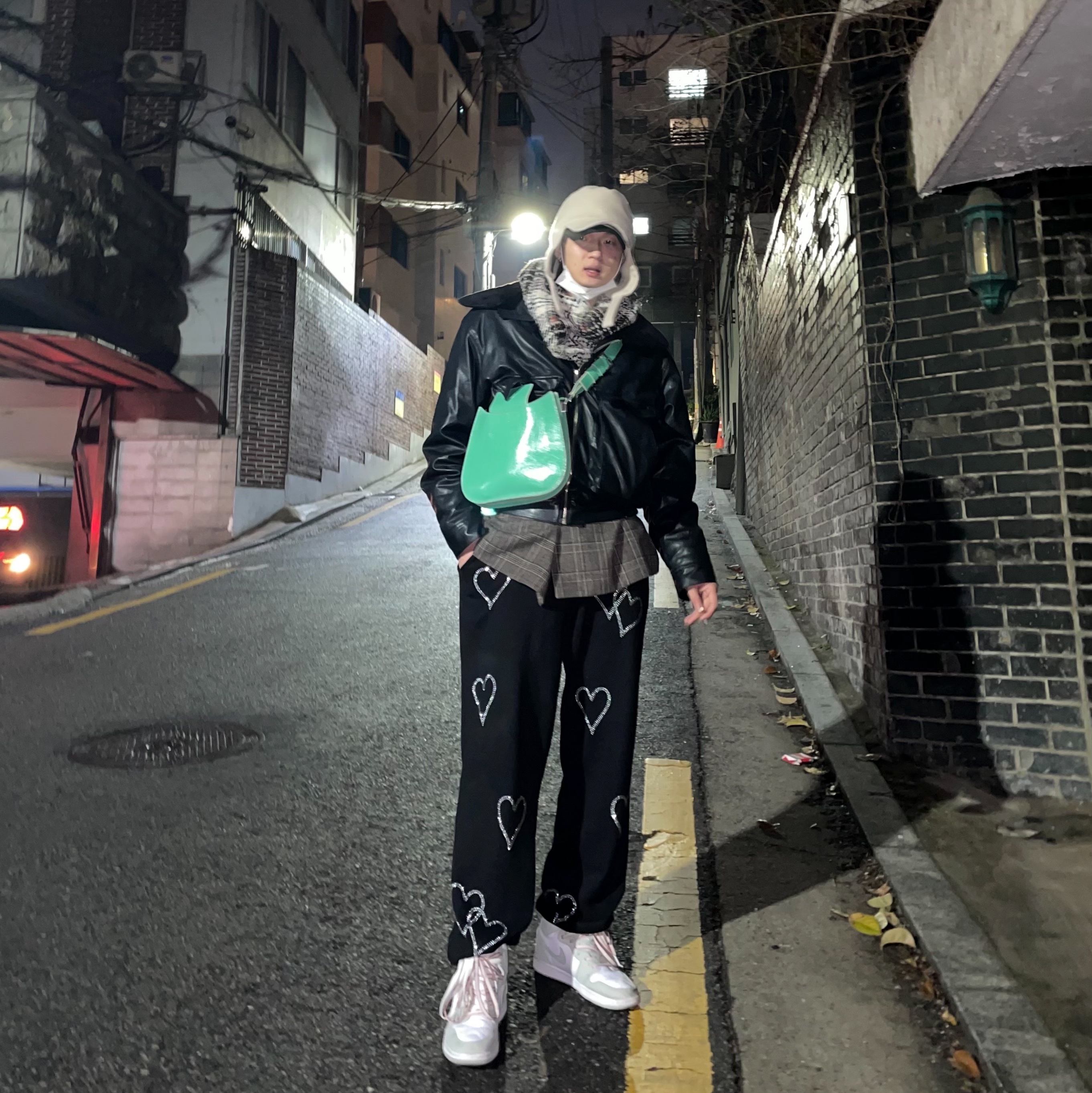 (W) Jordan 1 Retro High OG Seafoam 착용 스타일