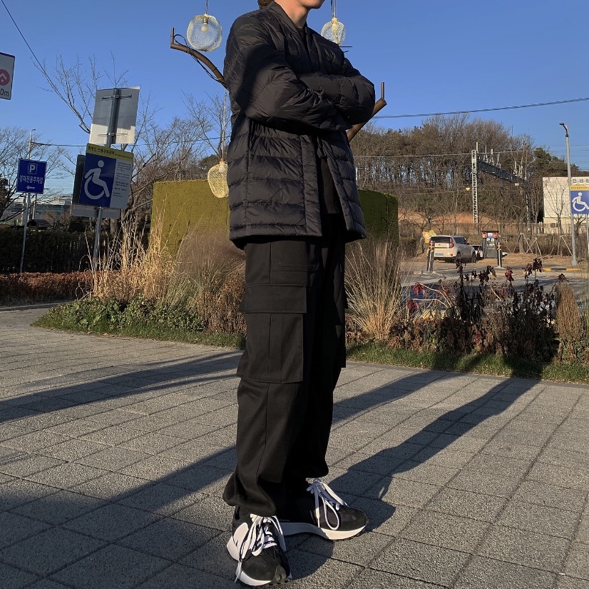 New Balance 327 Black 착용 스타일