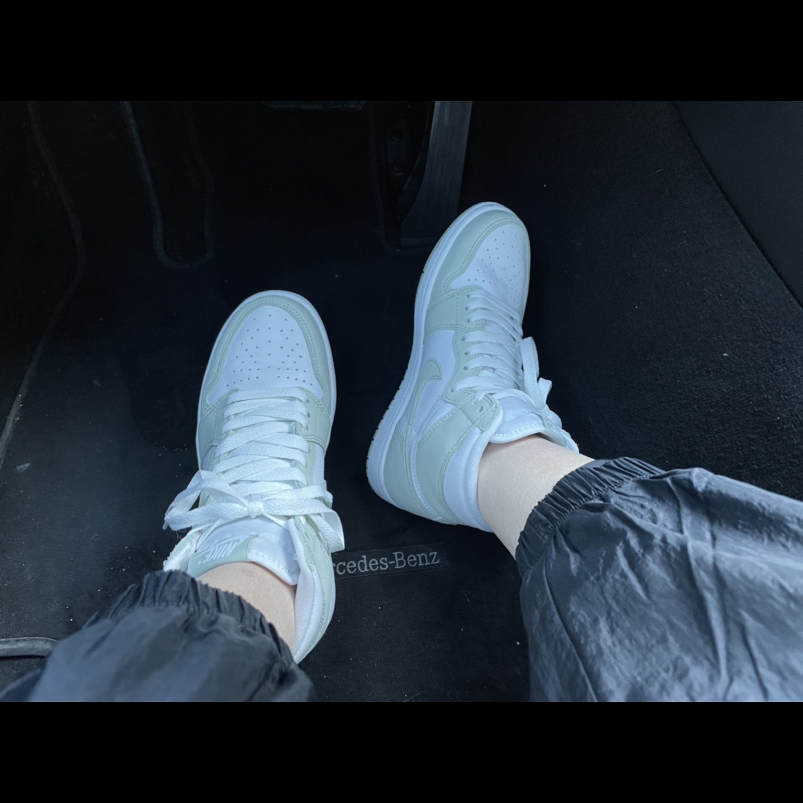 (W) Jordan 1 Retro High OG Seafoam 착용 스타일