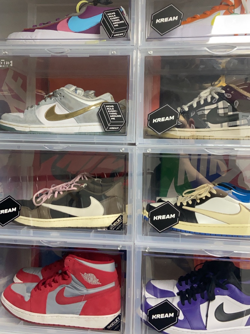 Nike x Sacai Blazer Low Magma Orange, Nike x Sacai x Kaws Blazer Low Purple Dusk 착용 스타일