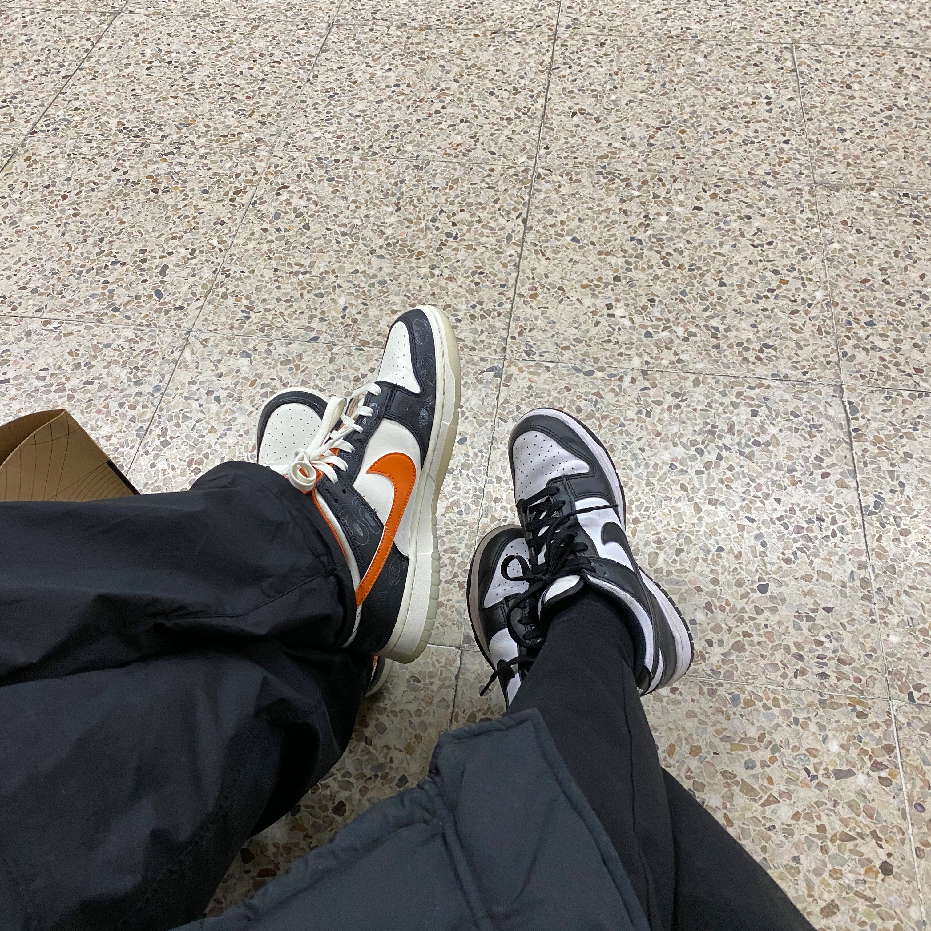 (W) Nike Dunk Low Black, Nike Dunk Low Retro PRM Halloween 착용 스타일 - 3