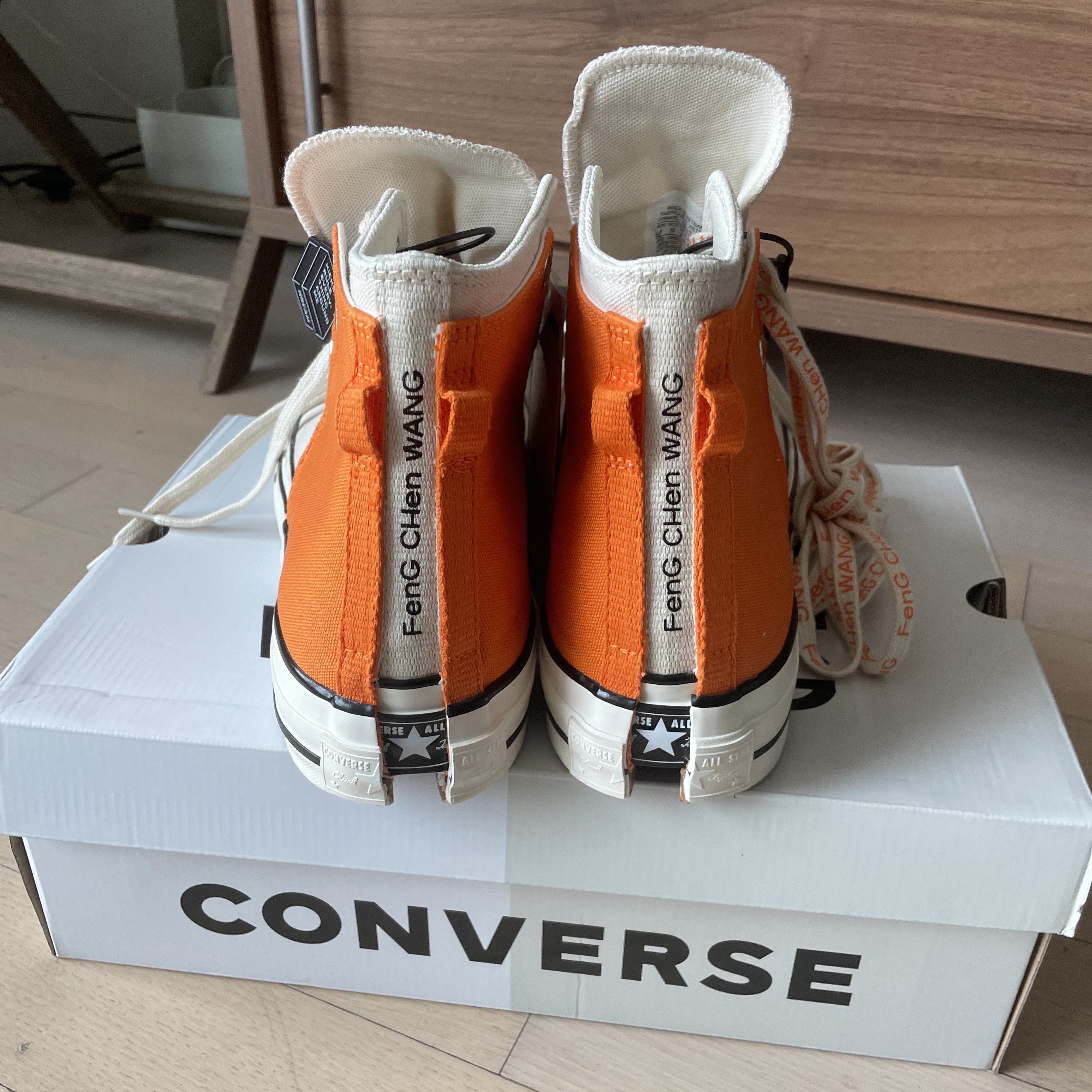 Converse x Feng Chen Wang Chuck 70 2-in-1 Persimmon Orange 착용 스타일 - 3