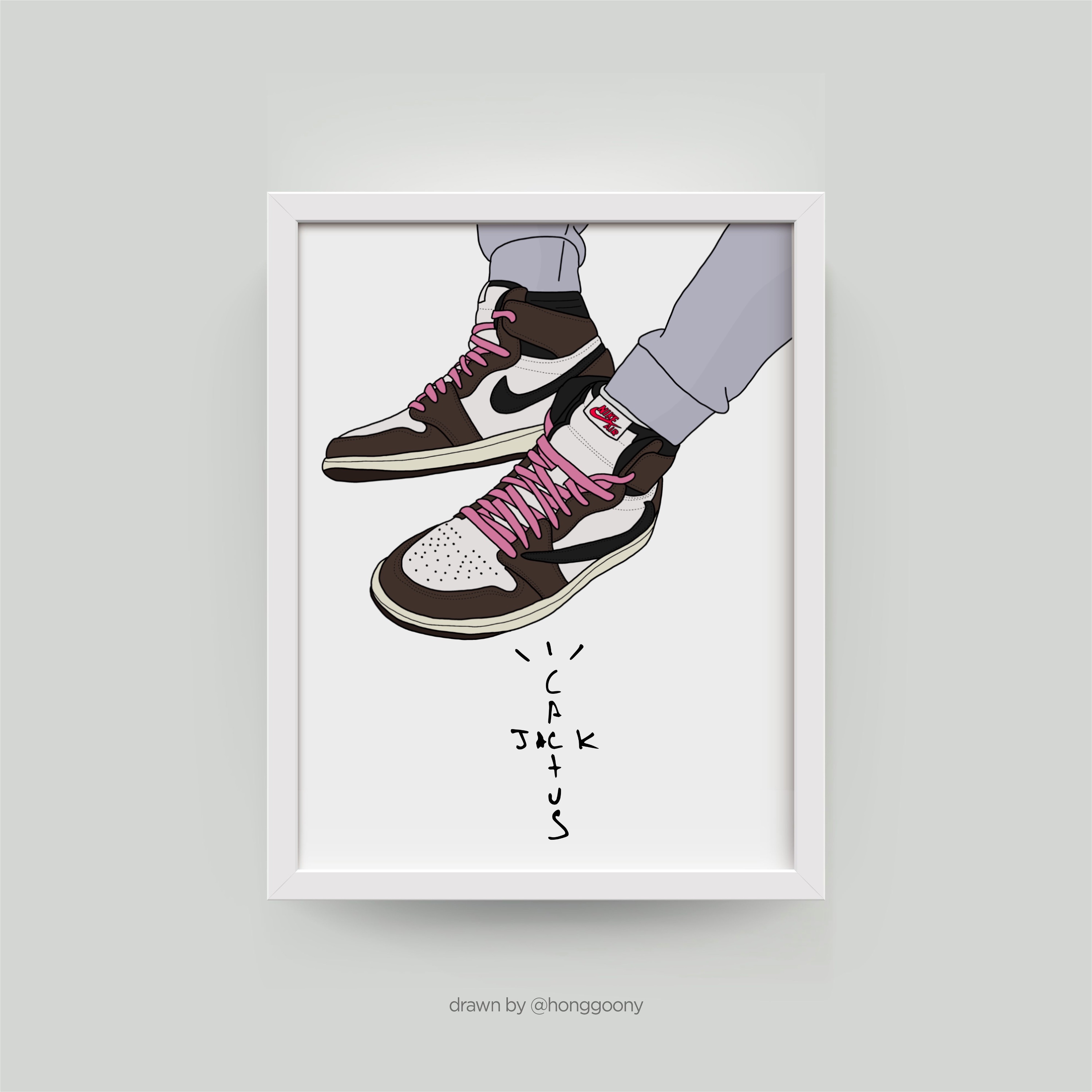 Jordan 1 x Travis Scott Retro High OG SP Mocha 착용 스타일