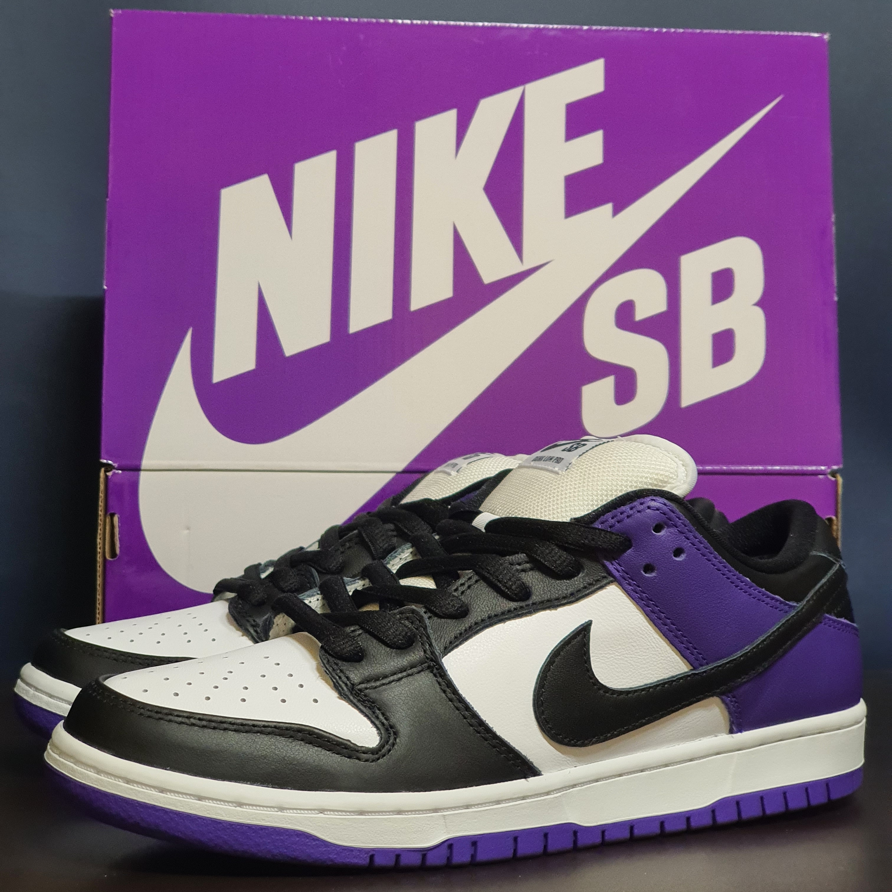 Nike SB Dunk Low Pro Court Purple 착용 스타일