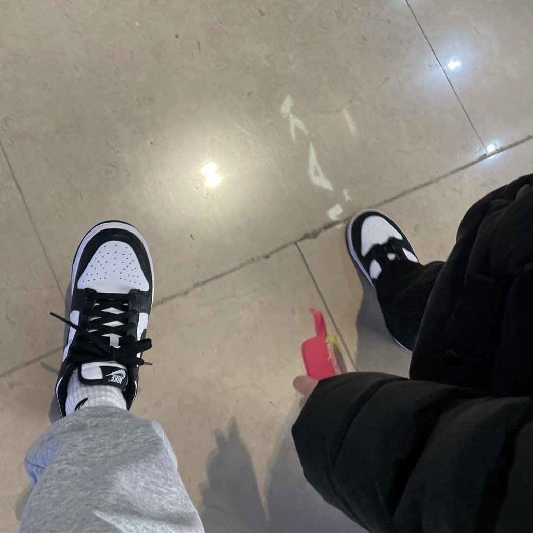 (W) Nike Dunk Low Black, (TD) Nike Dunk Low Black 착용 스타일