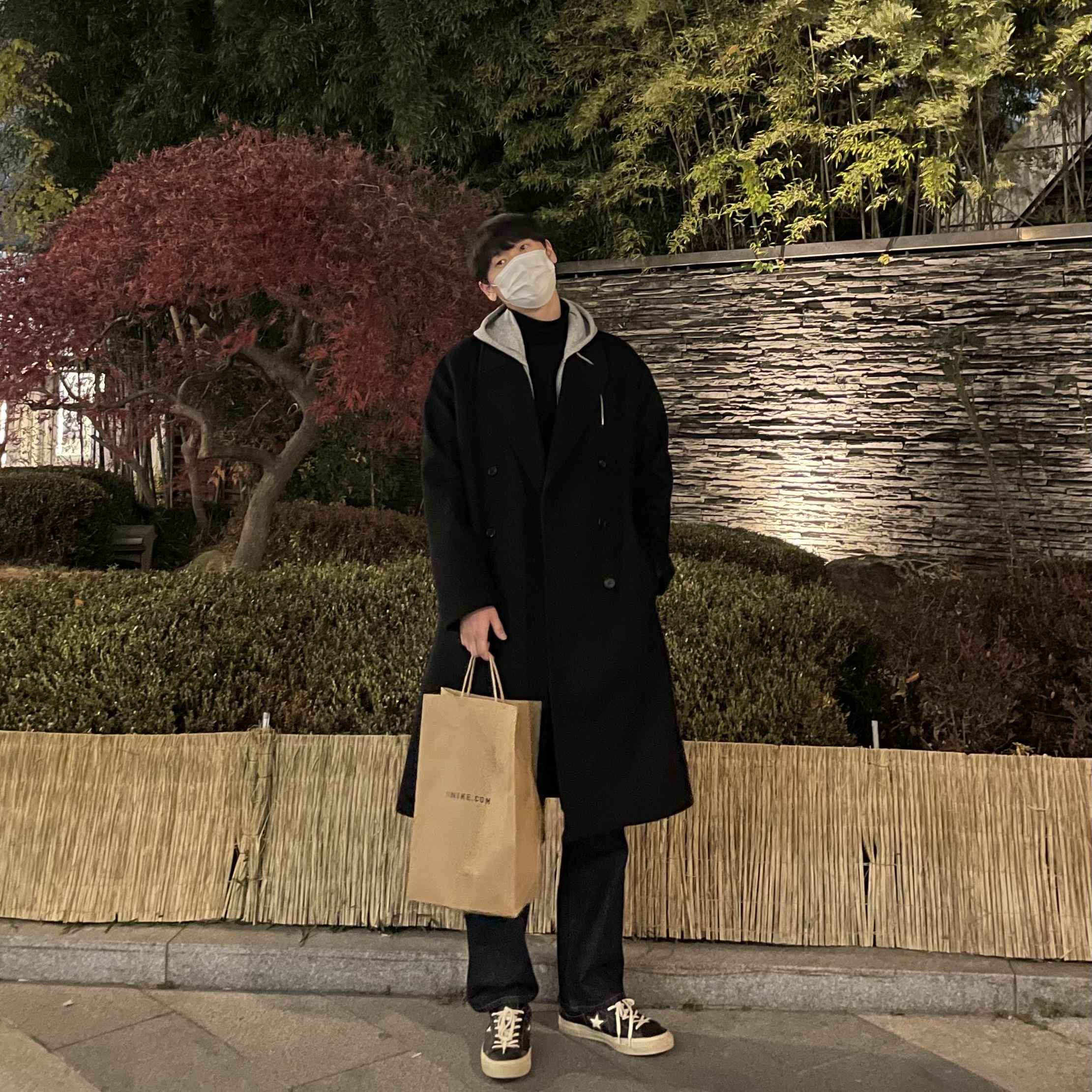 Converse x John Varvatos One Star Ox Black Dove 착용 스타일