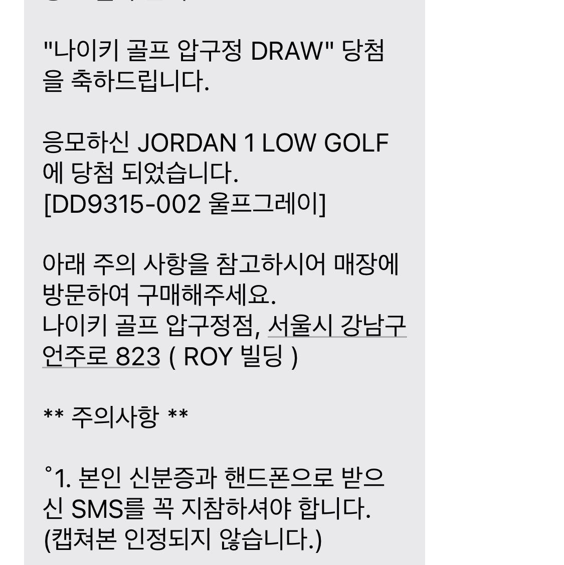 Jordan 1 Low Golf Wolf Grey 착용 스타일