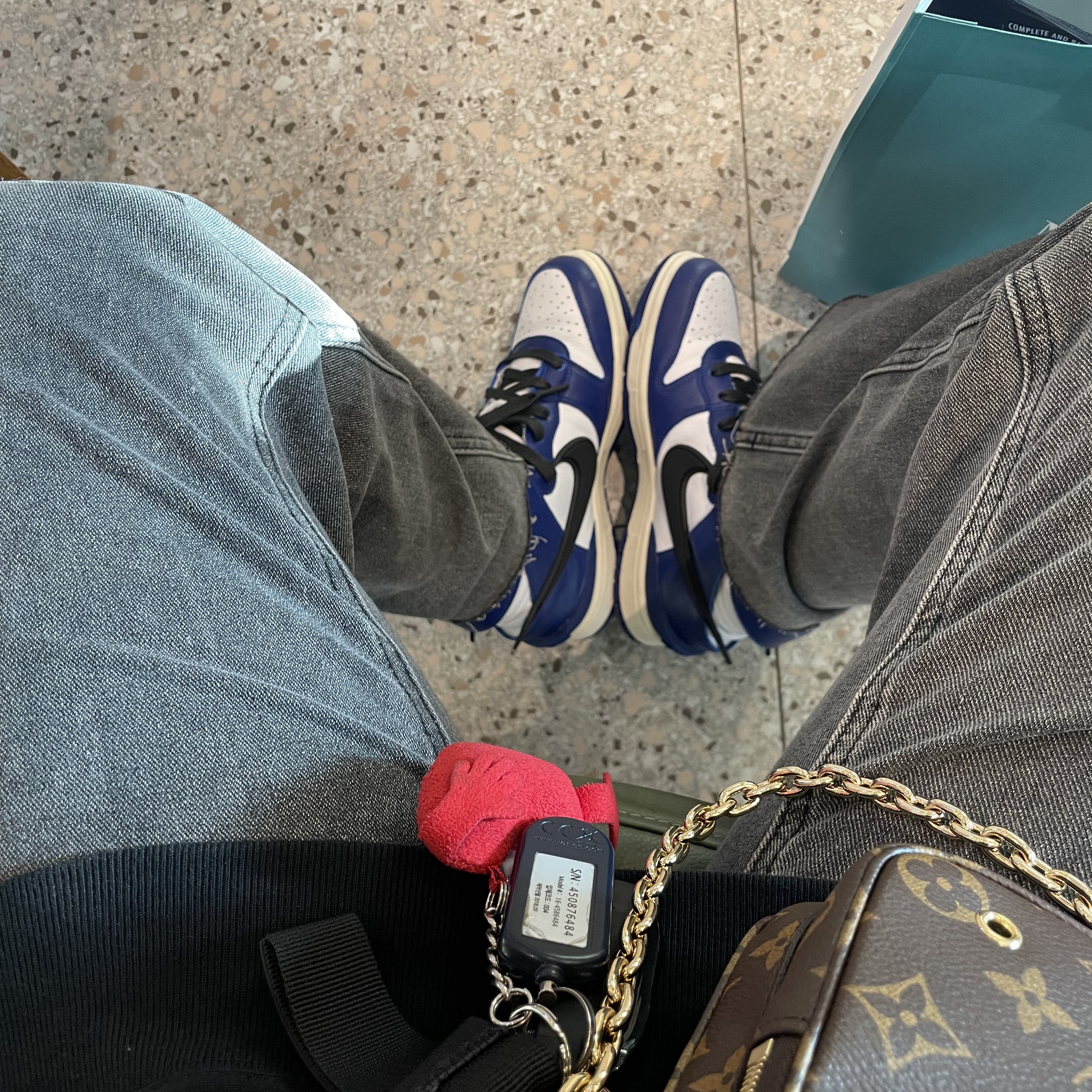 Nike x Ambush Dunk High Deep Royal Blue 착용 스타일