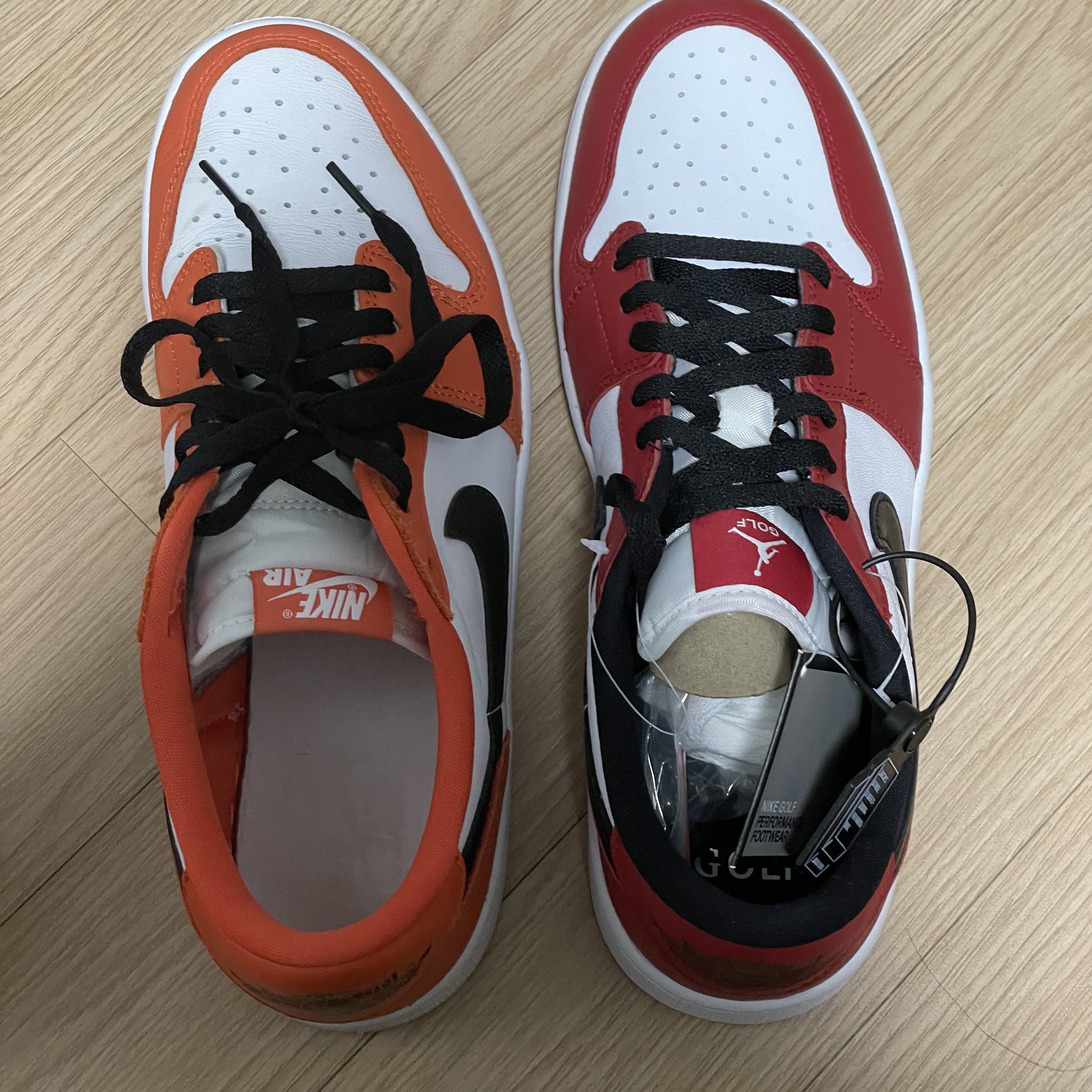 Jordan 1 Low Golf Chicago, Jordan 1 Low OG Starfish 착용 스타일 - 2