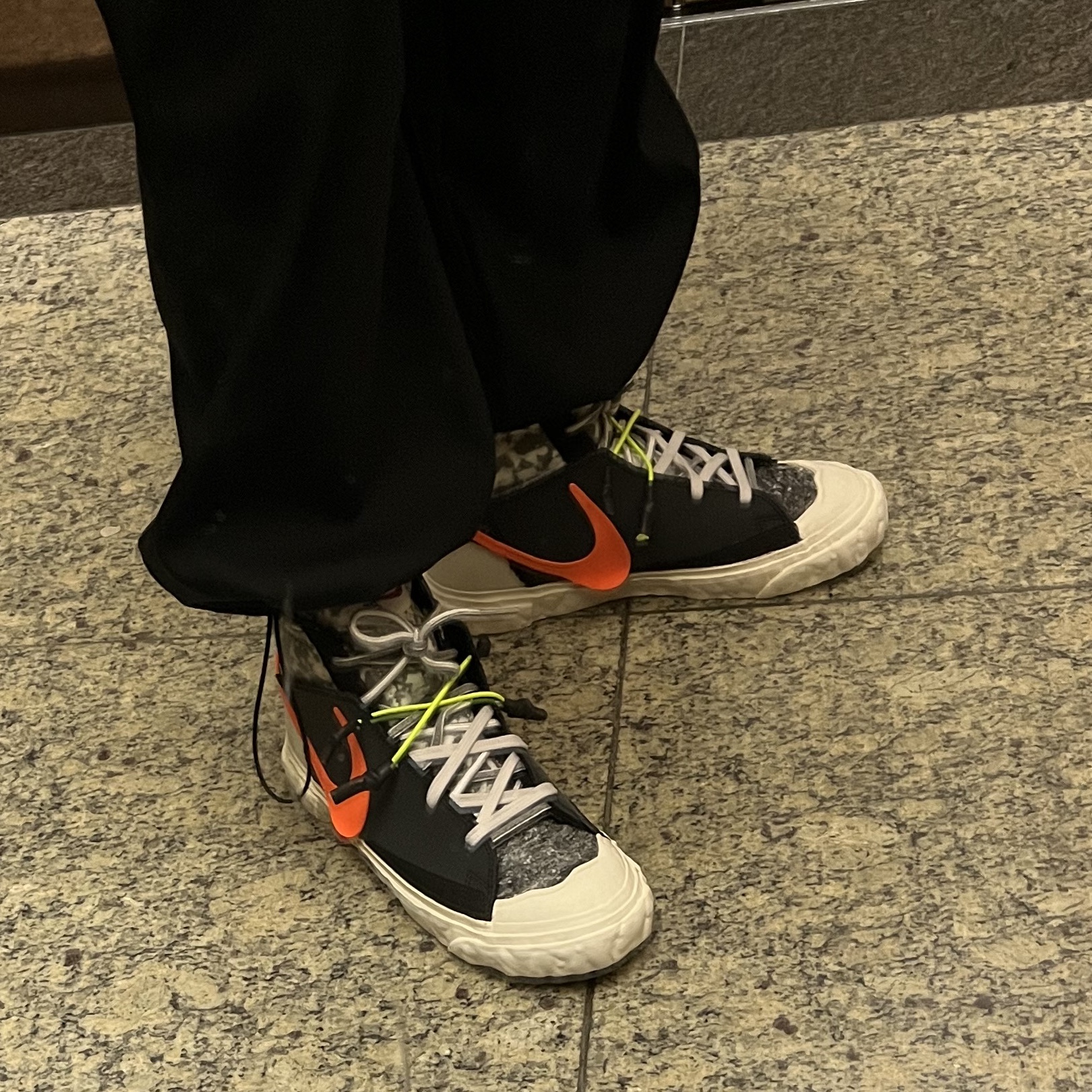 Nike x Readymade Blazer Mid Black 착용 스타일