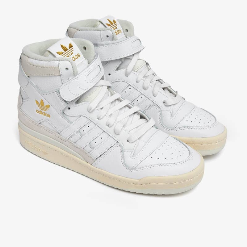 Adidas Forum 84 High White Glory Green 착용 스타일 - 2