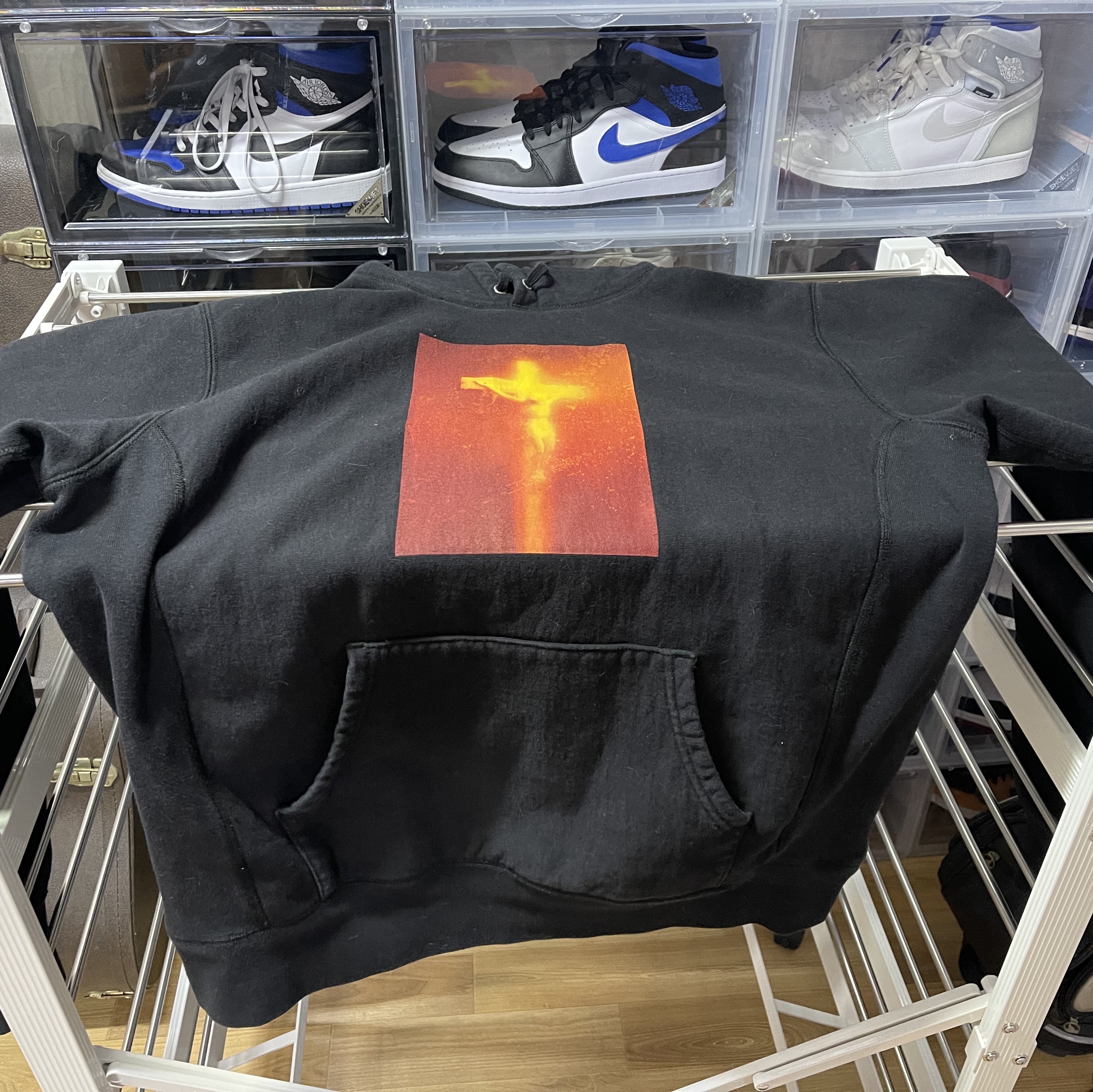 Supreme x The North Face Statue of Liberty Mountain Jacket Yellow - 19FW 착용 스타일 - 5