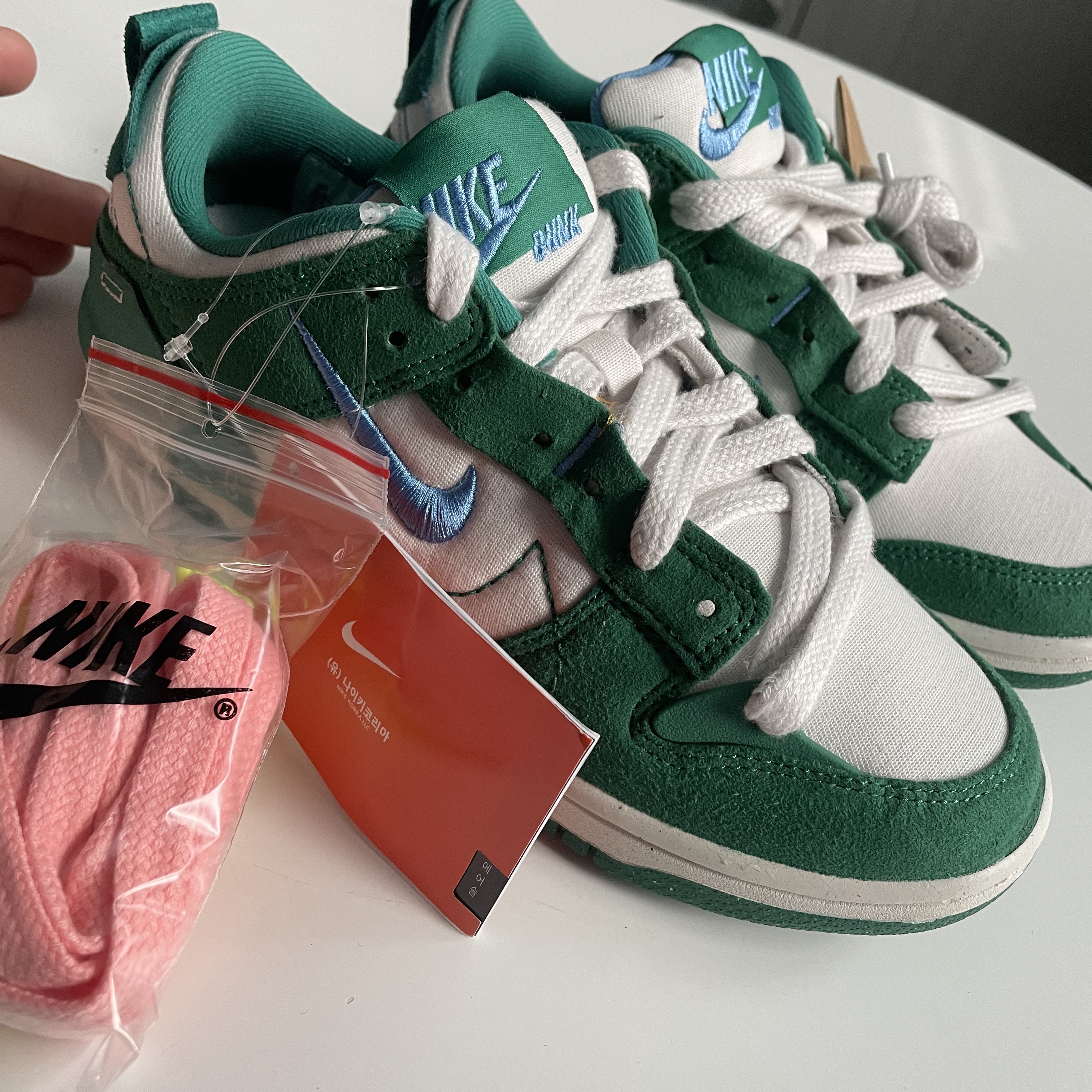 (W) Nike Dunk Low Disrupt 2 Phantom University Blue 착용 스타일