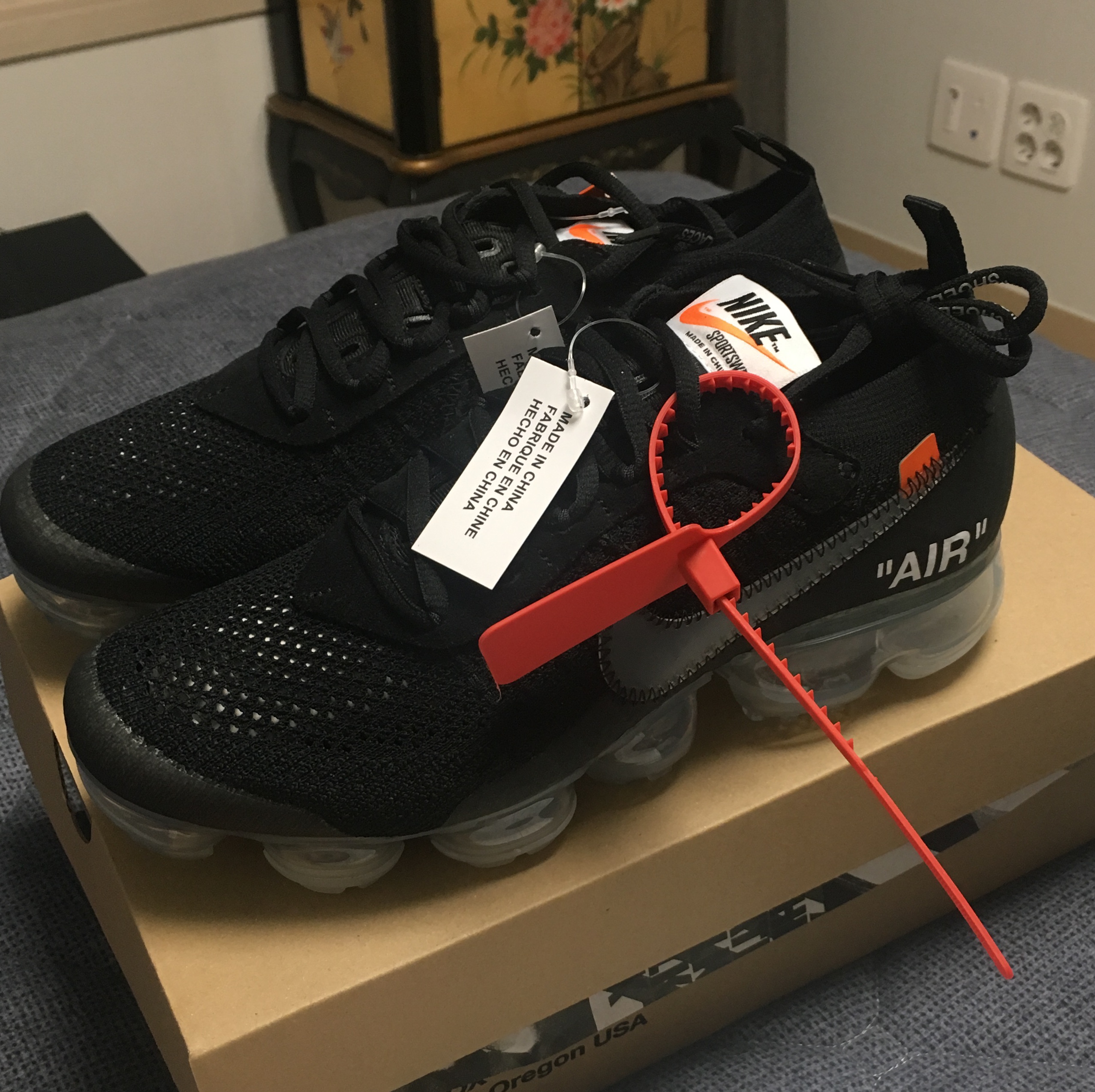 Nike x Off-White Air VaporMax V2 Black 착용 스타일