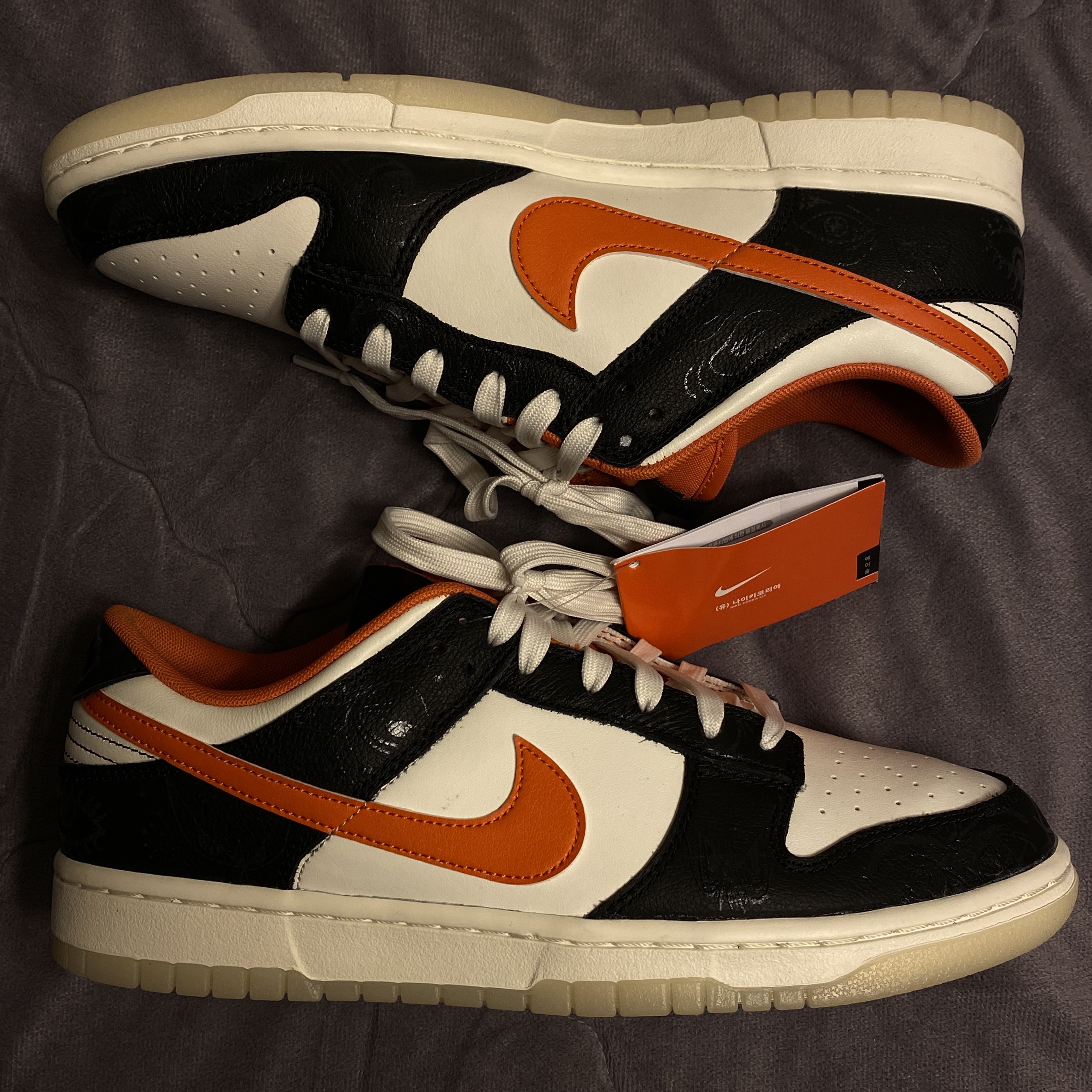 Nike Dunk Low Retro PRM Halloween 착용 스타일 - 2