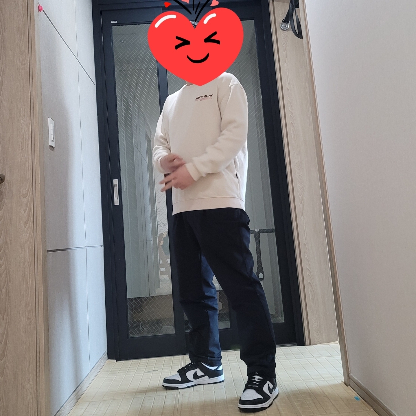 Nike Dunk Low Retro Black 착용 스타일