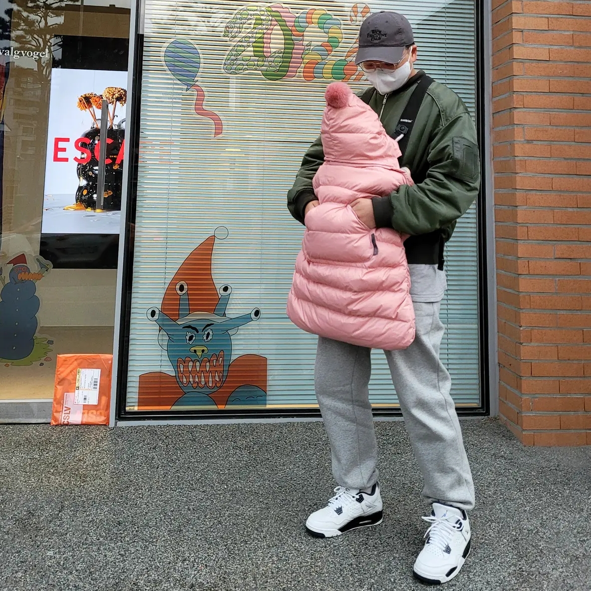 Jordan 4 Retro Columbia 2015 착용 스타일