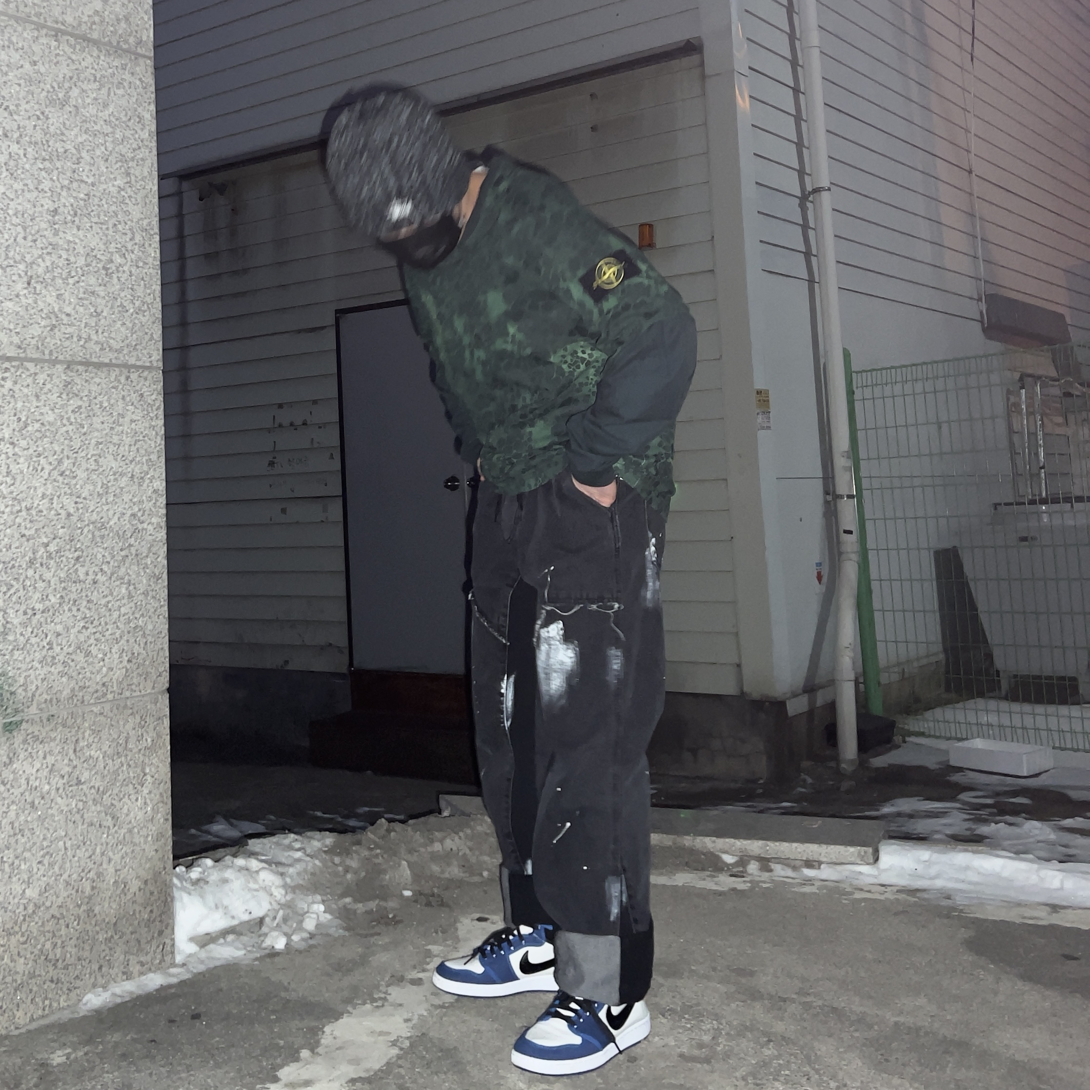 Jordan 1 KO Storm Blue 착용 스타일