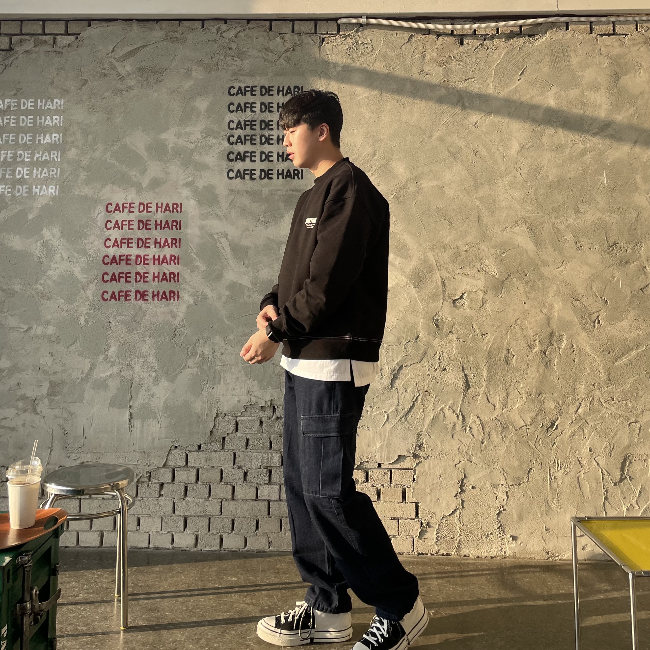 Converse x Feng Chen Wang Chuck 70 2-in-1 Natural Ivory Black 착용 스타일